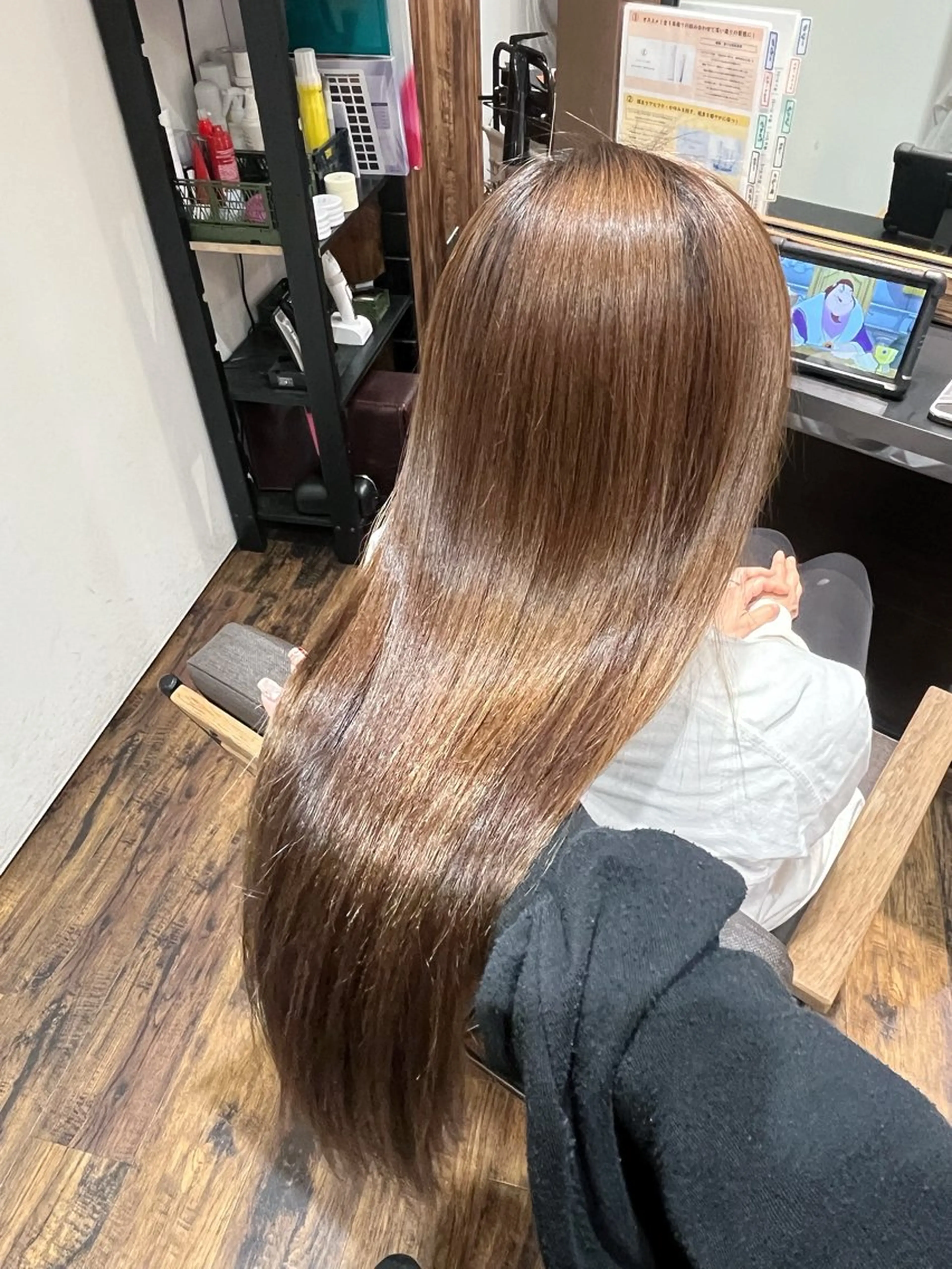 【髪質改善】 🌸うる艶縮毛矯正🌸※根元のリタッチのみの写真