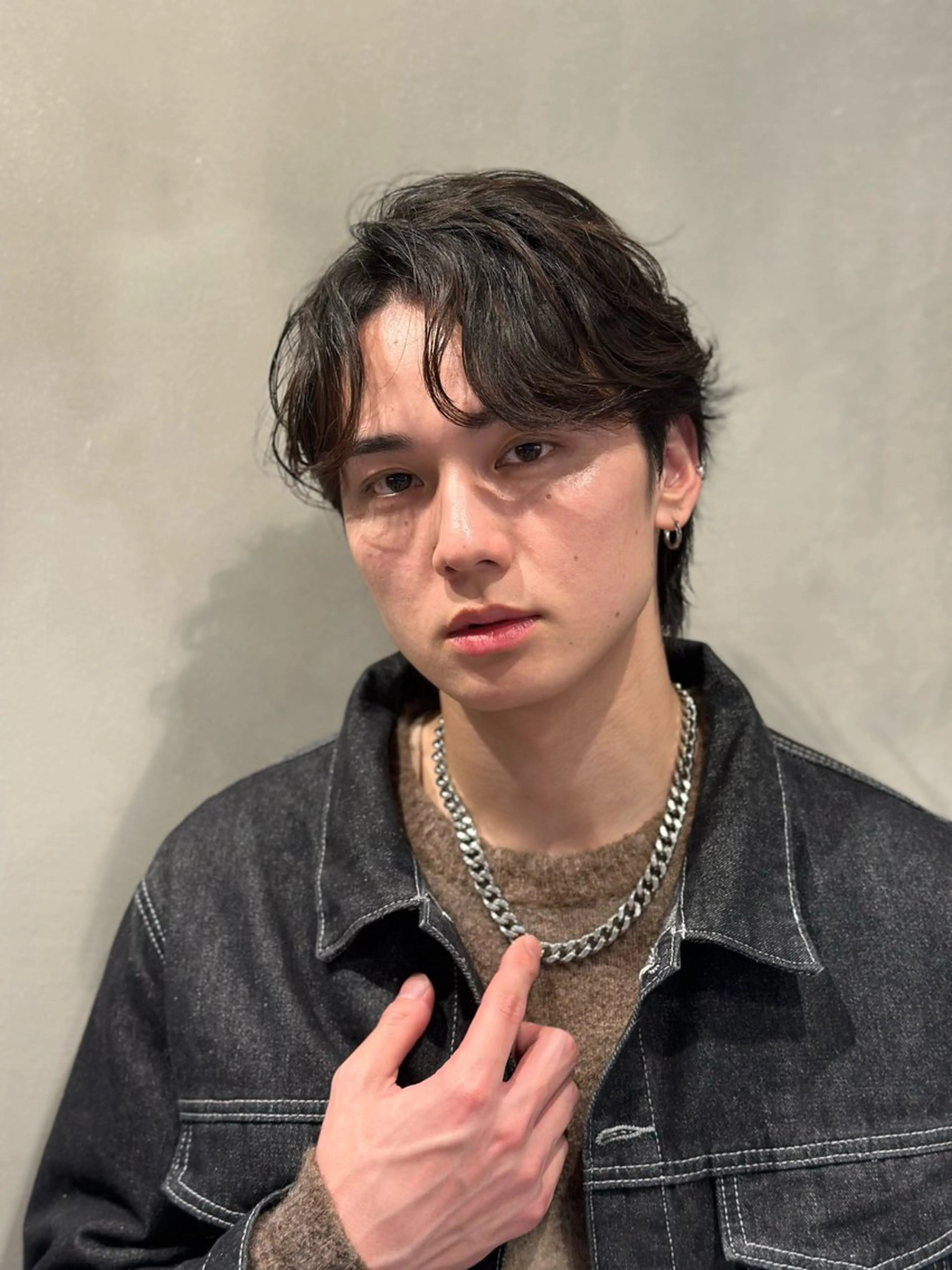 ショート パーマ メンズ 池袋センターパート No.1 裕大のヘアスタイル