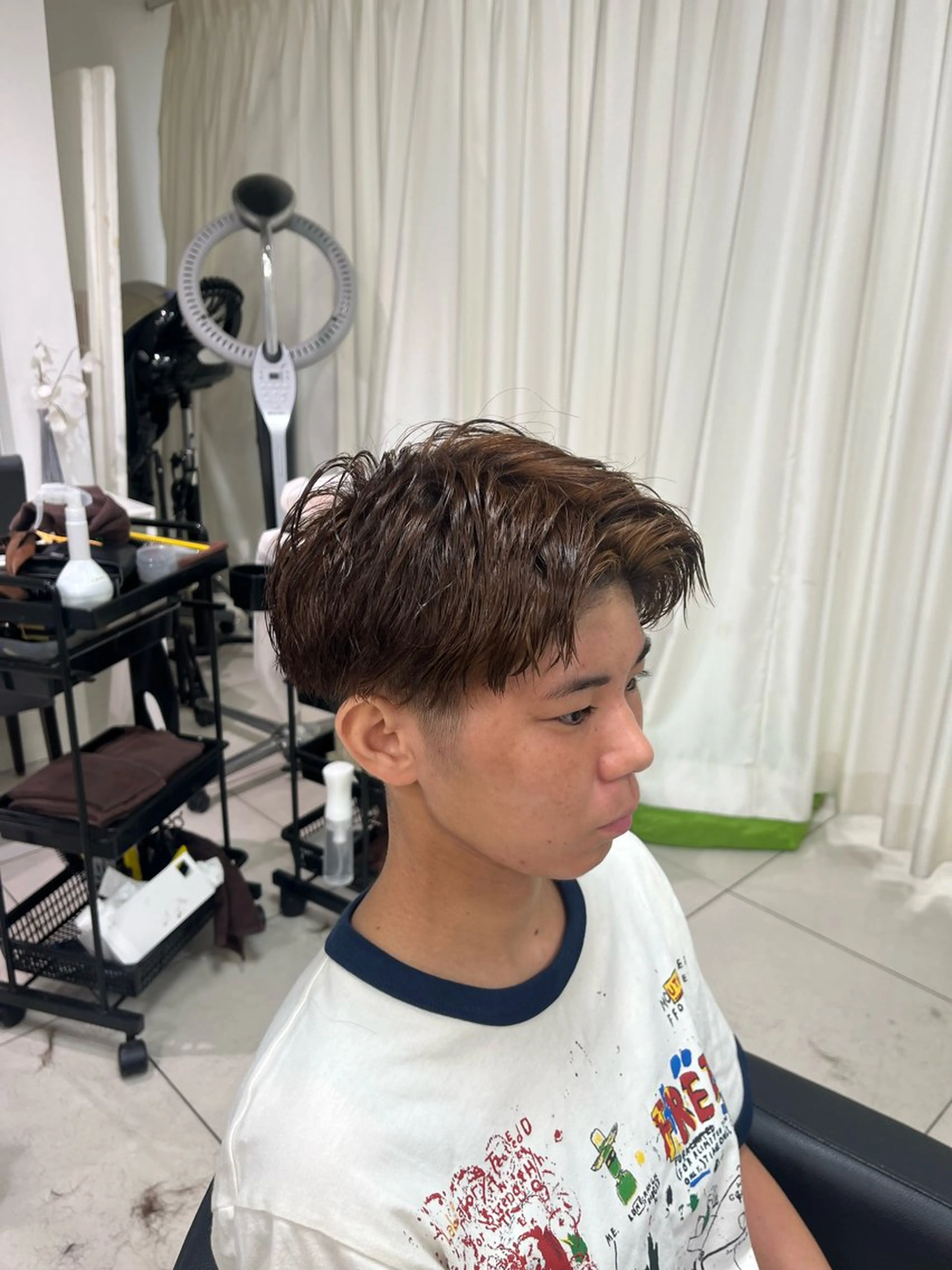 ショート メンズ カット メンズパーマ職人 パーマ🔥ritaのヘアスタイル