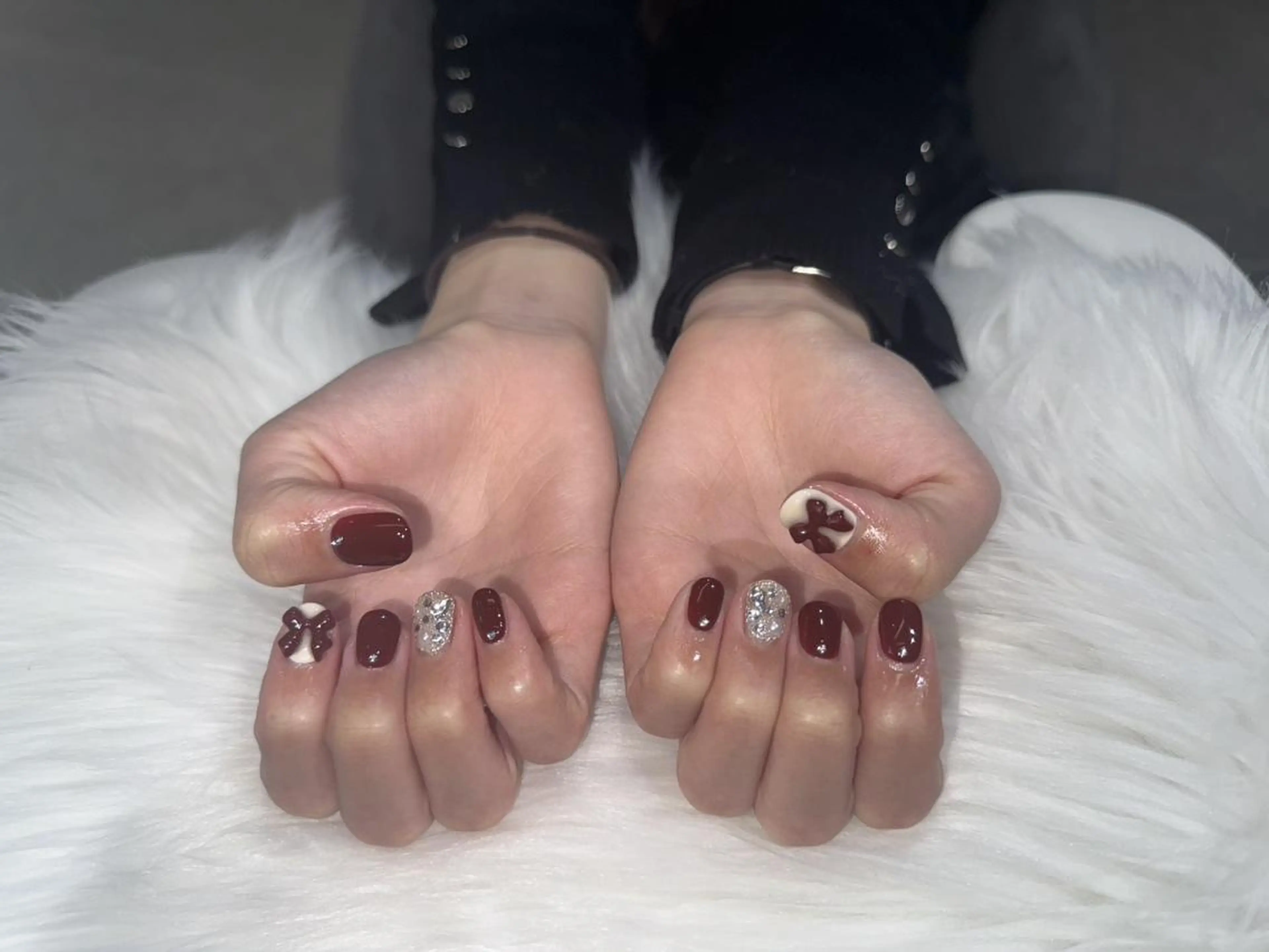 ネイル 冬ネイル クリスマス Salon chou chou所属・chouchou renaのネイルデザイン