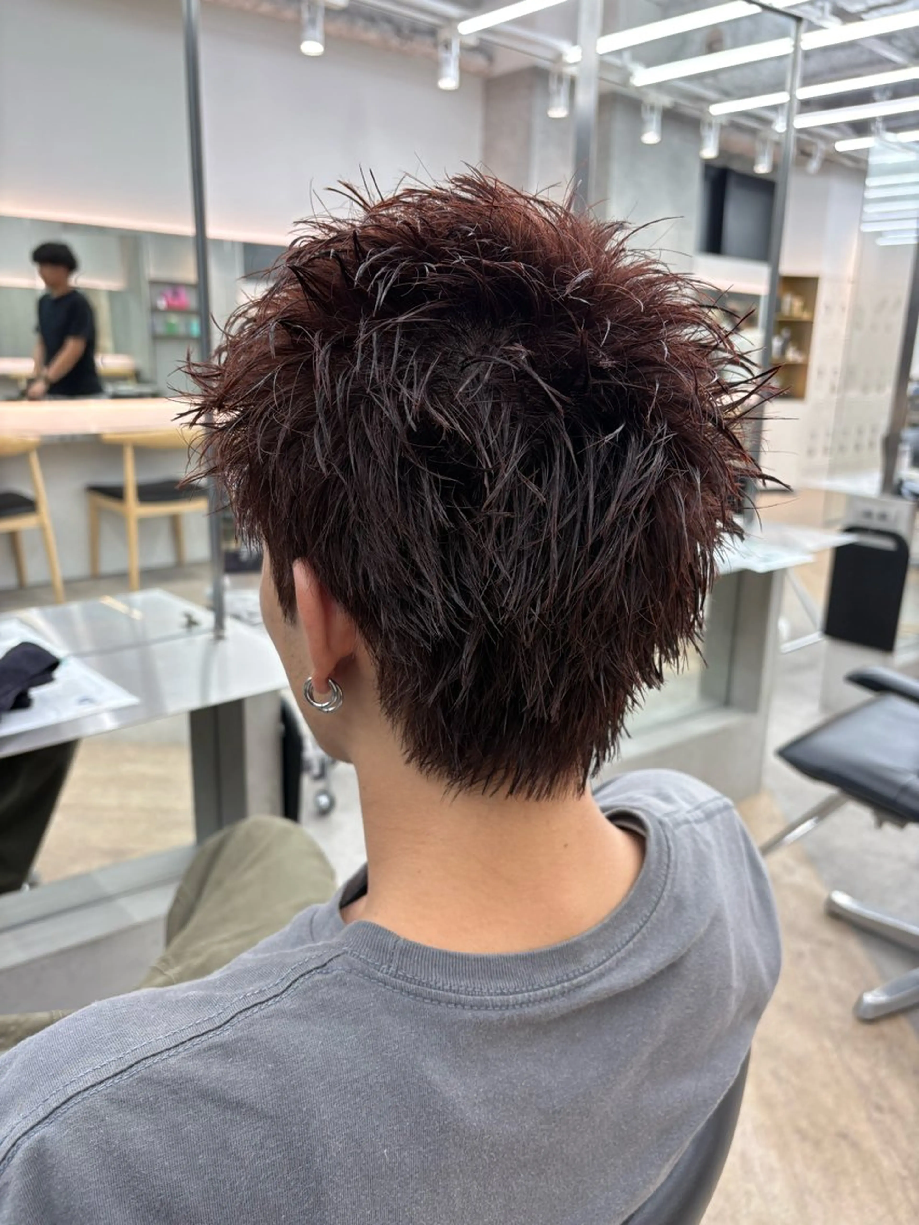 カラー パーマ メンズ カット ヘアカラー パーマ 🌀toa/波巻き✨ /メンズパーマ／栄のヘアスタイル