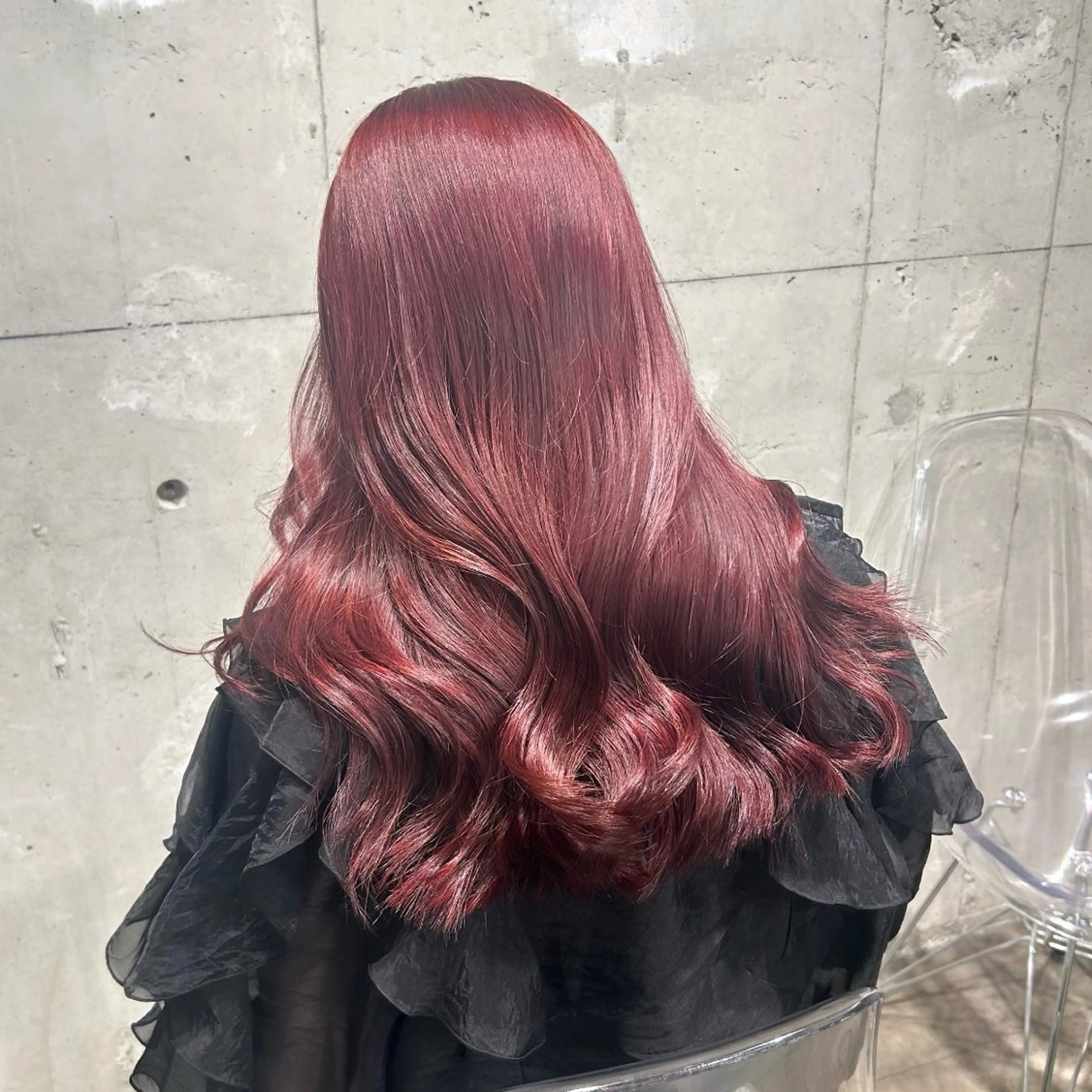 セミロング IS所属・横浜美容室/透明感 カラー/レイヤーのヘアスタイル