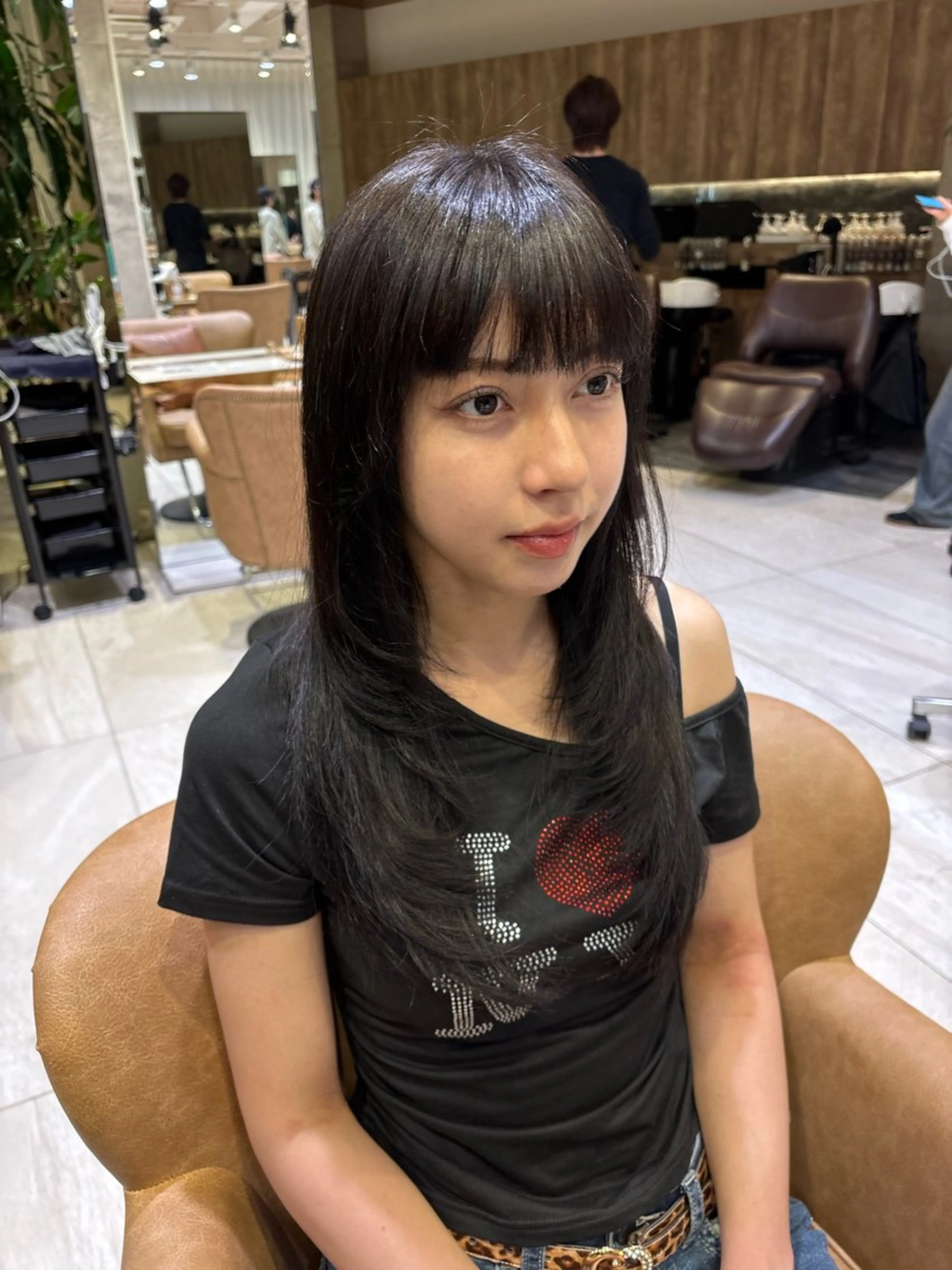 ロング ハイレイヤー レイヤーカット 【無料カットモデル】 ショート特化たくみのヘアスタイル