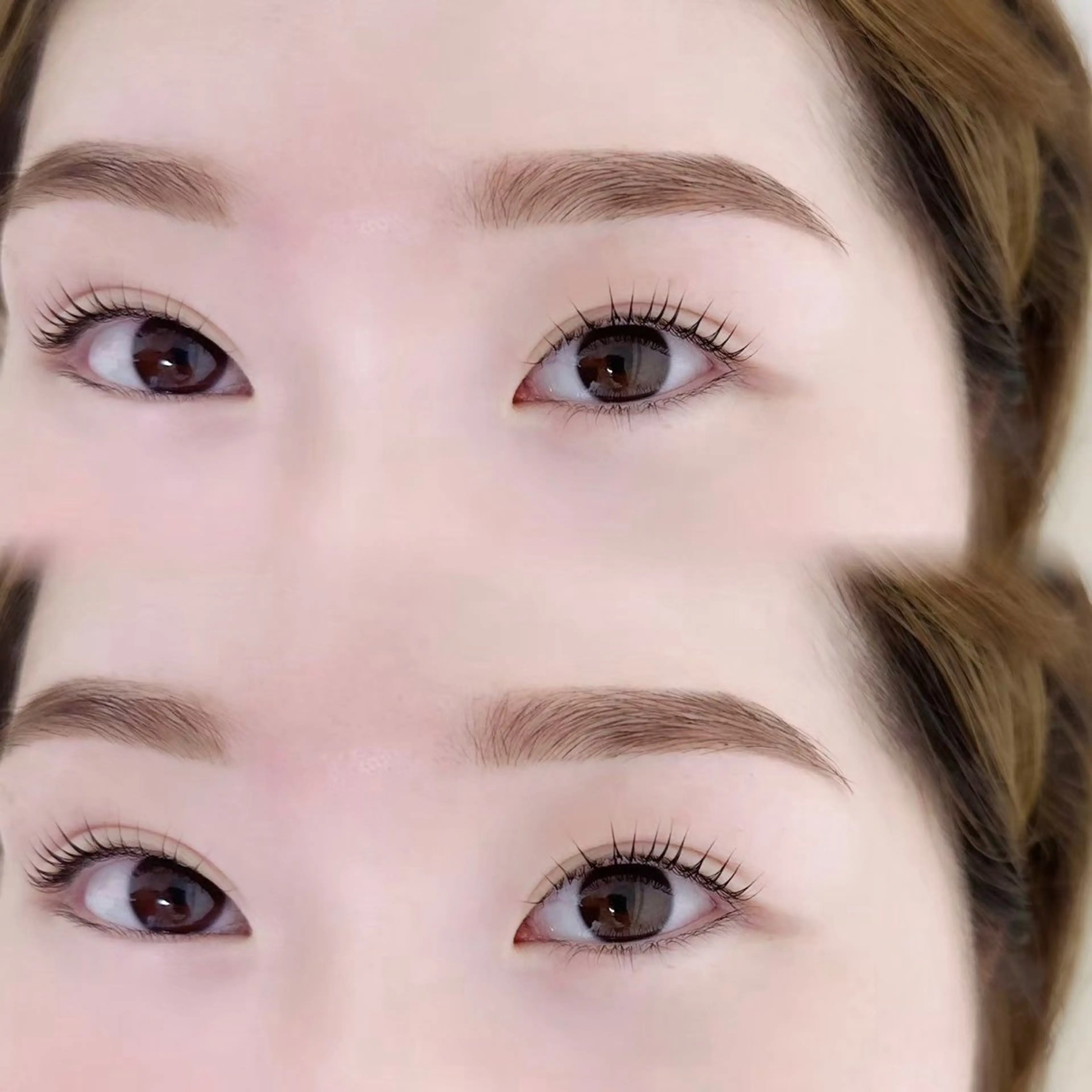 マツエク・マツパ 韓国風マツエク 一重×まつ毛パーマ A アイブロウ33大名店の眉毛・アイブロウイメージ