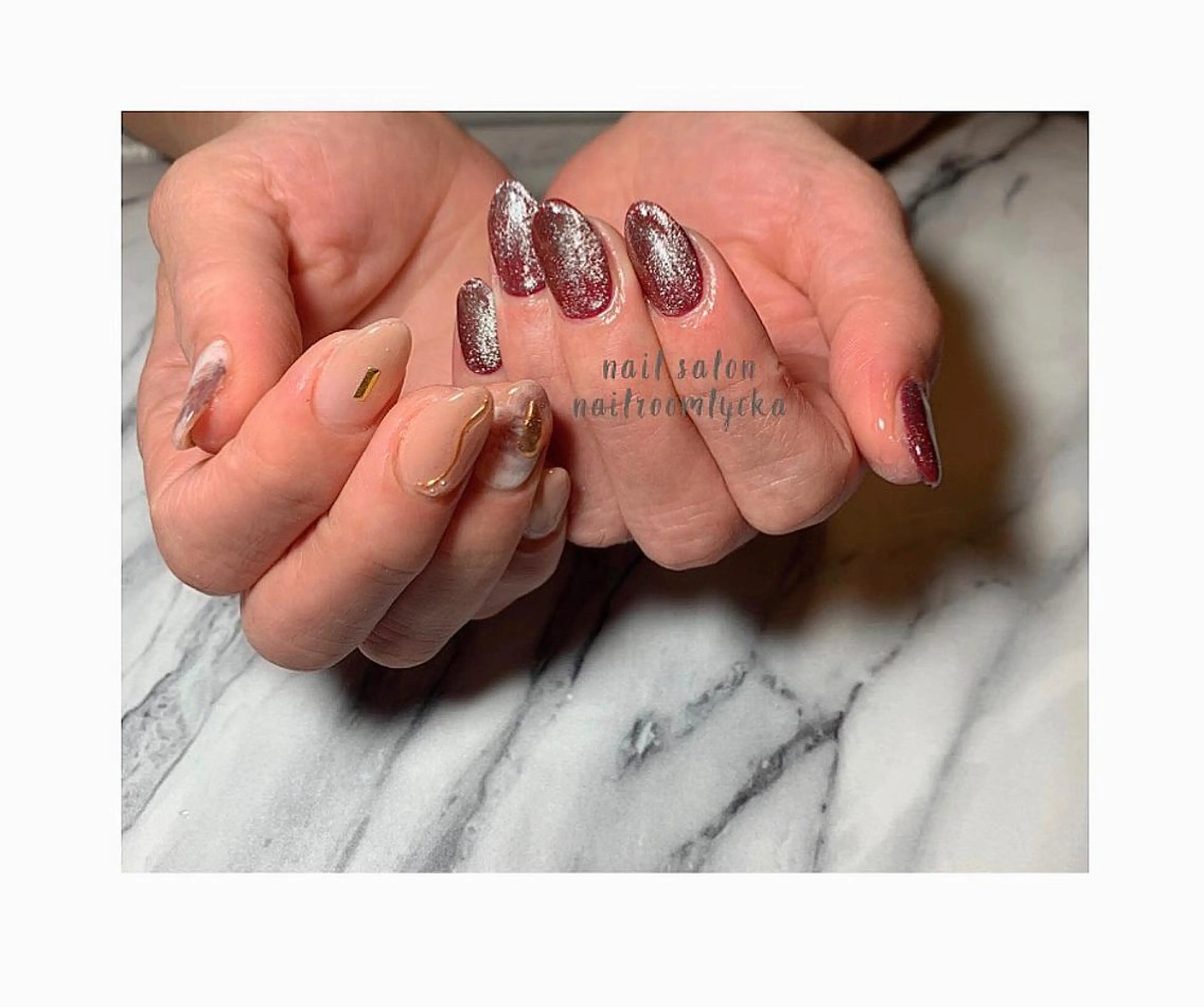 ネイル ﾈｲﾙﾙｰﾑﾘｯｶ 𝐦𝐚𝐲𝐮のネイルデザイン