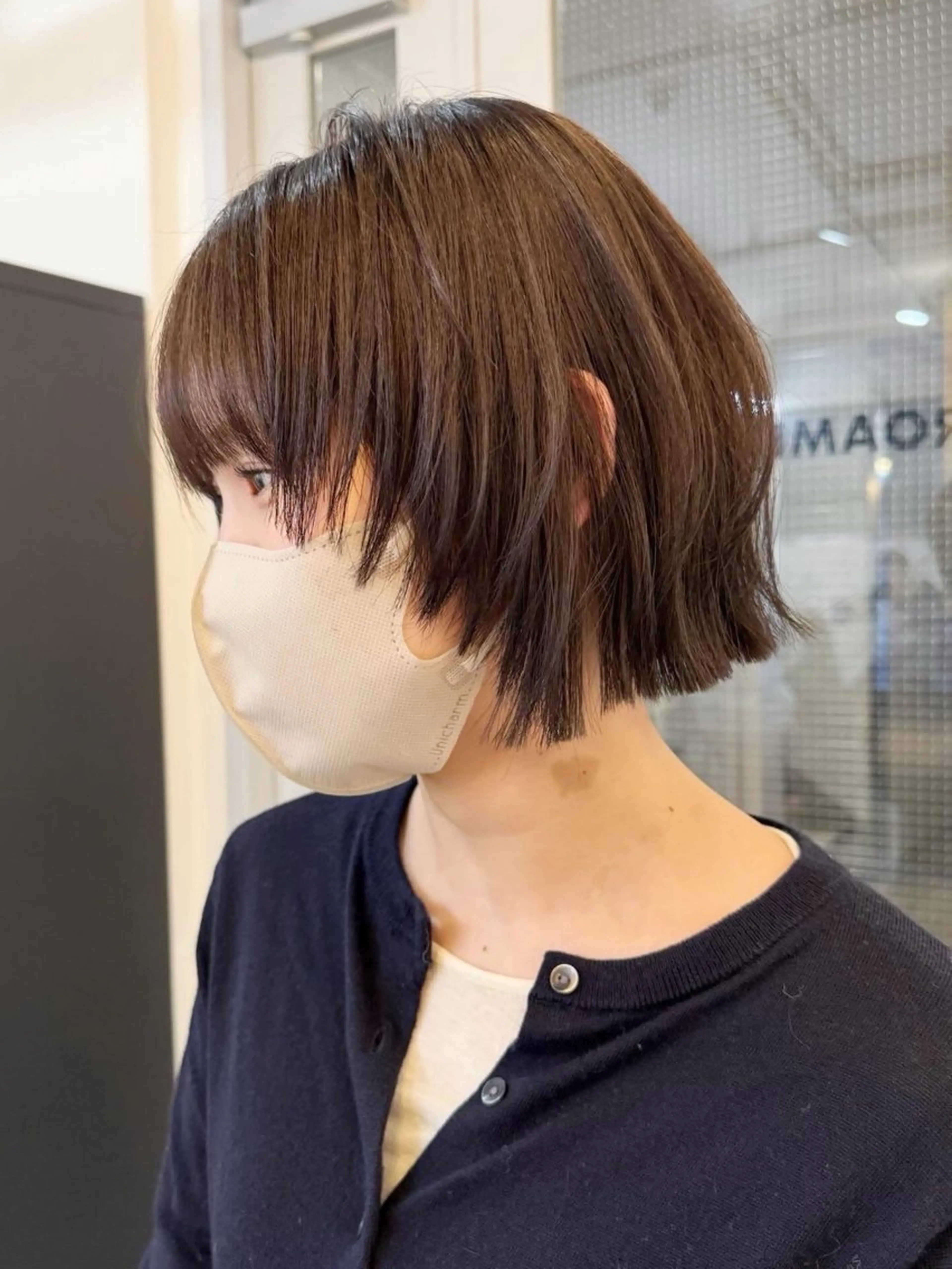 ショート カラー カット ヘアカラー ‎♡アヤメ/レイヤー ボブ♡渋谷のヘアスタイル