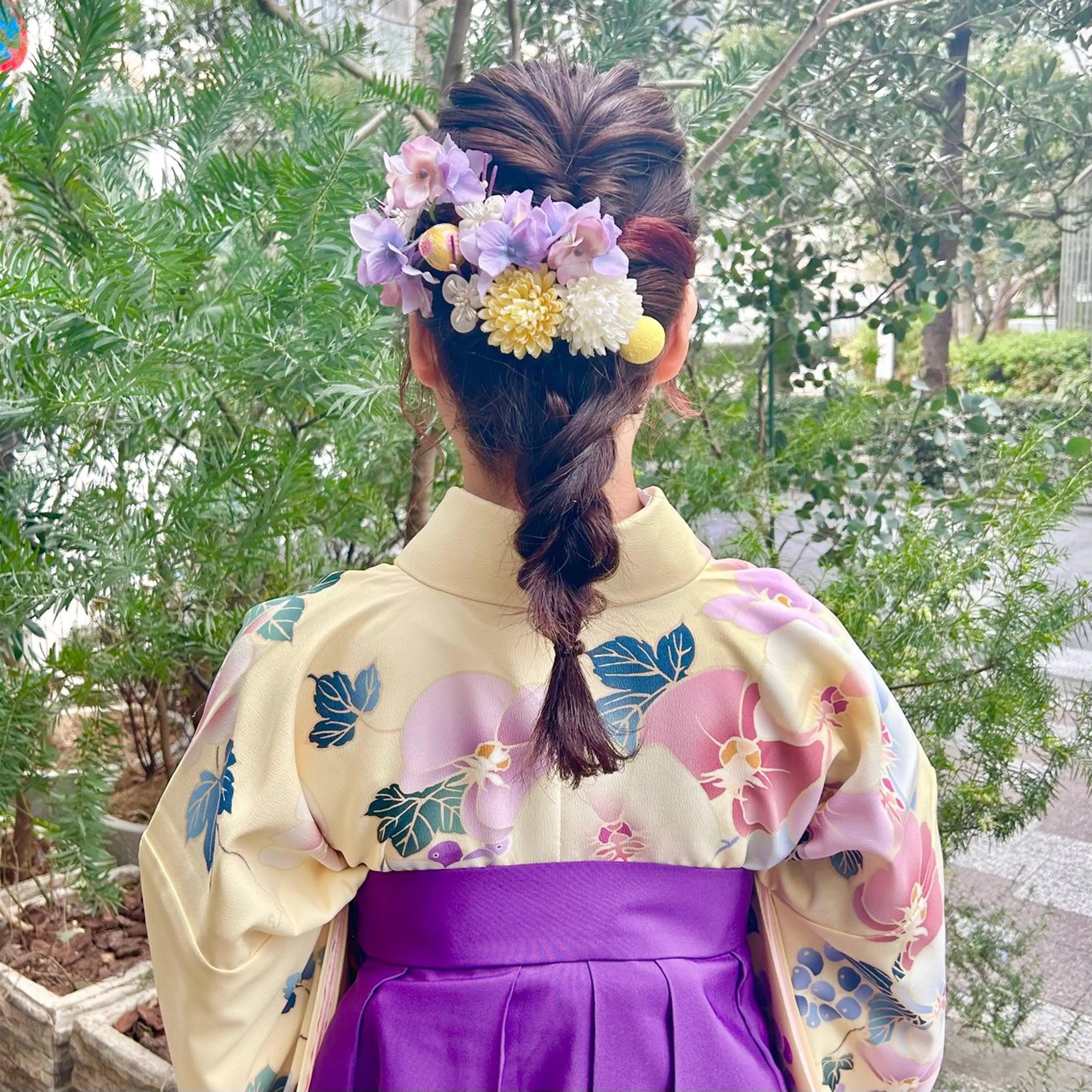 【🌸卒業式2点セット🌸】ヘアアレンジ+袴着付け🎀の写真