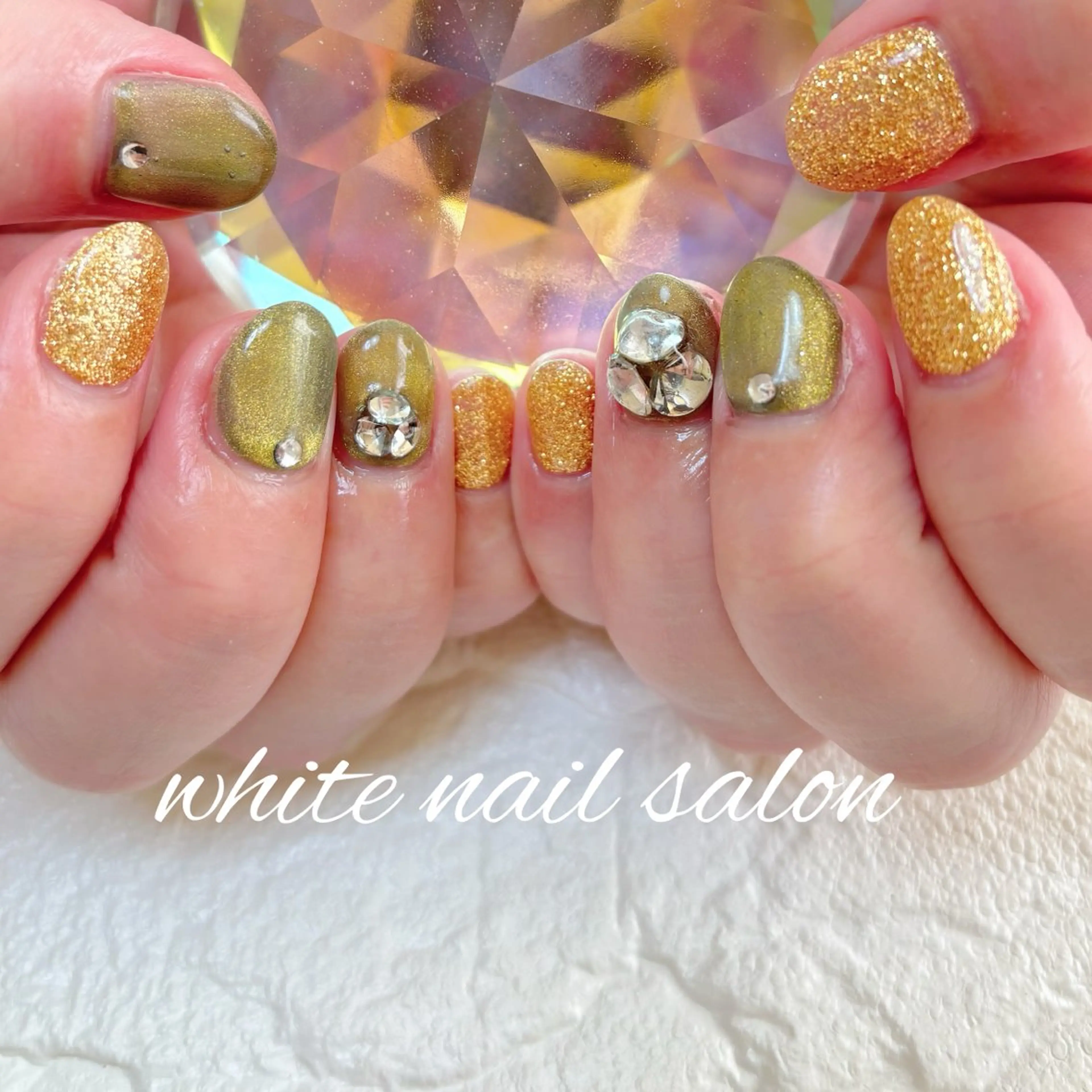 ネイル フットネイル 持ち込み ハンドネイル white nail salonのネイルデザイン