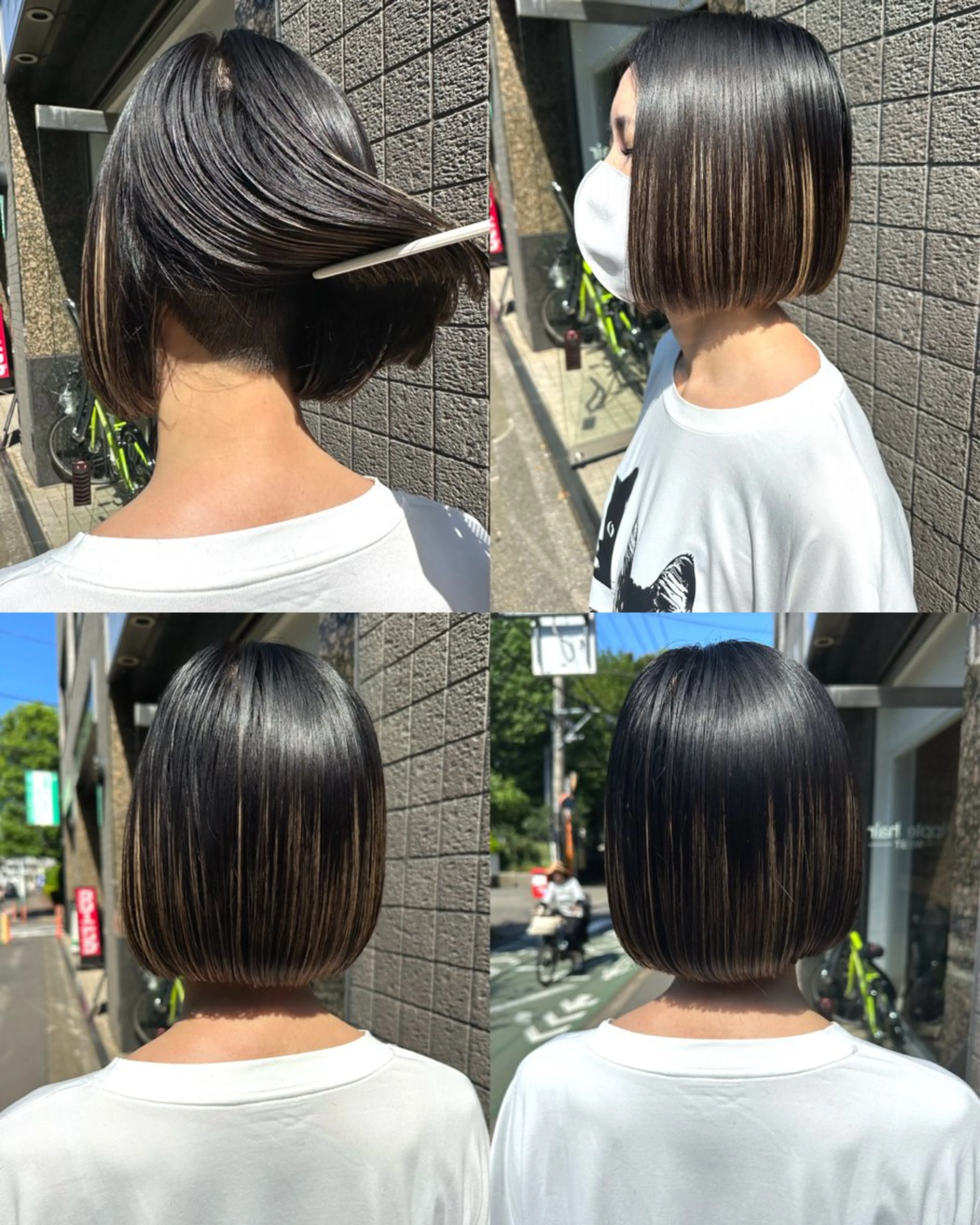 ショート ボブ 宇都 唯のヘアスタイル