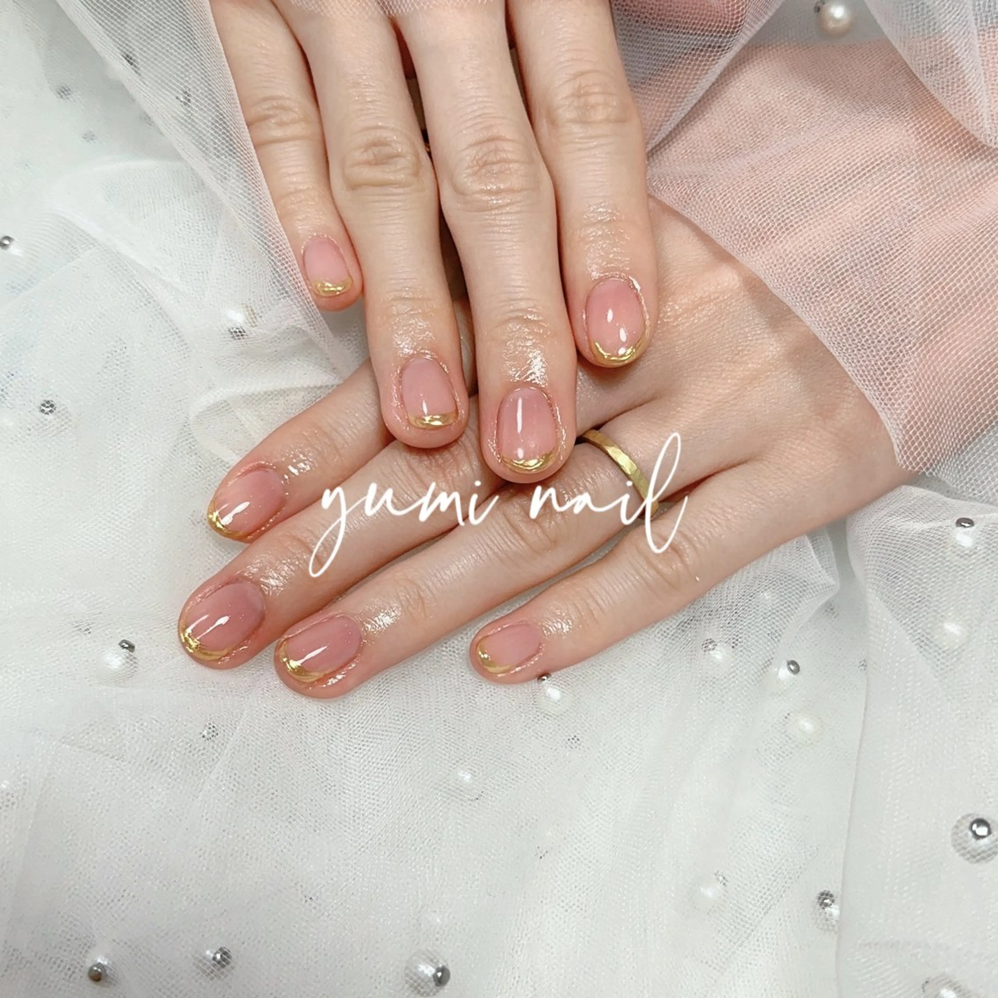 ネイル 𝐲𝐮𝐦𝐢🎀 長さ出しデザイン専門のネイルデザイン