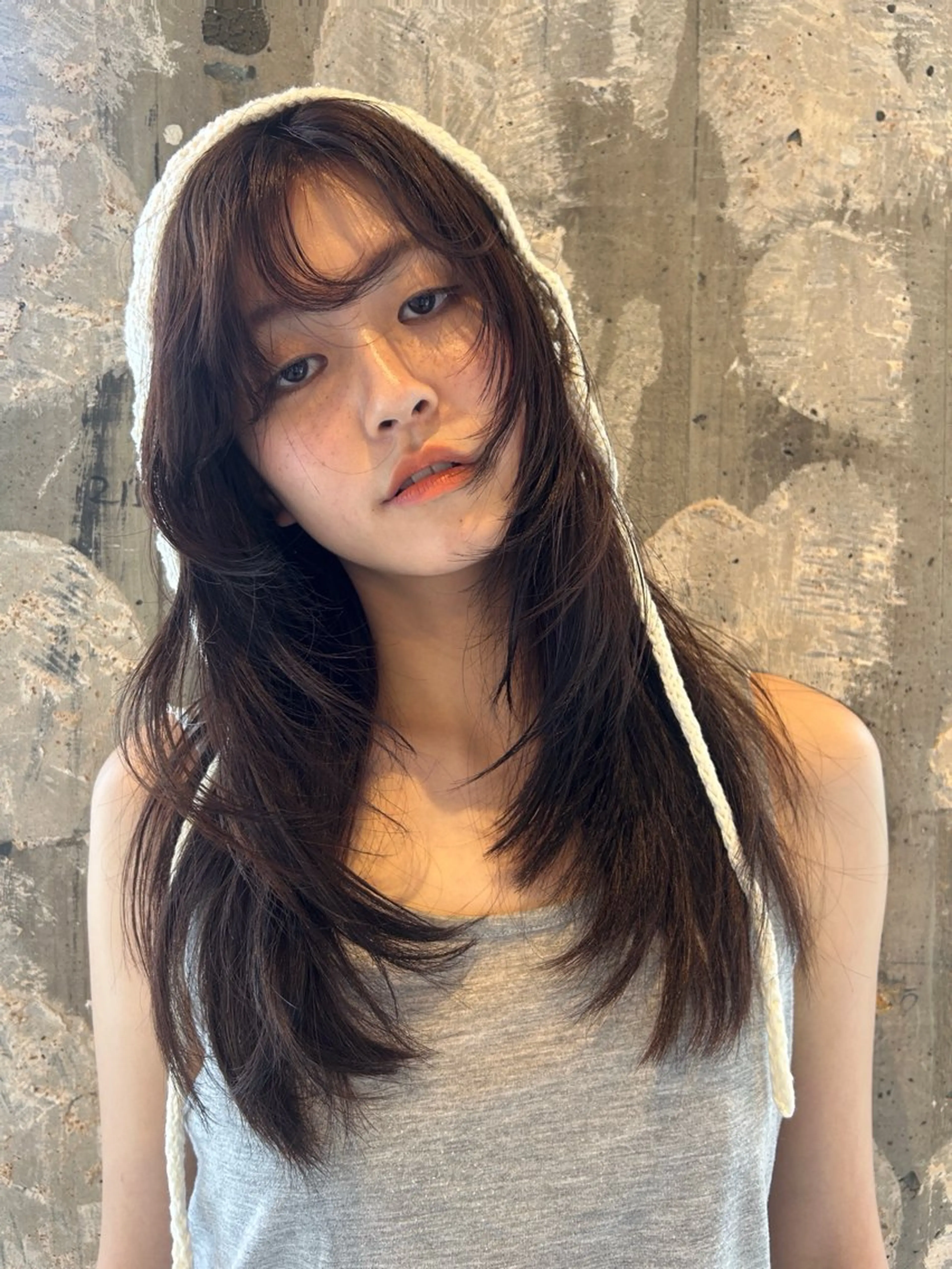 ロング レイヤーカット/ 透明感カラーmikuのヘアスタイル