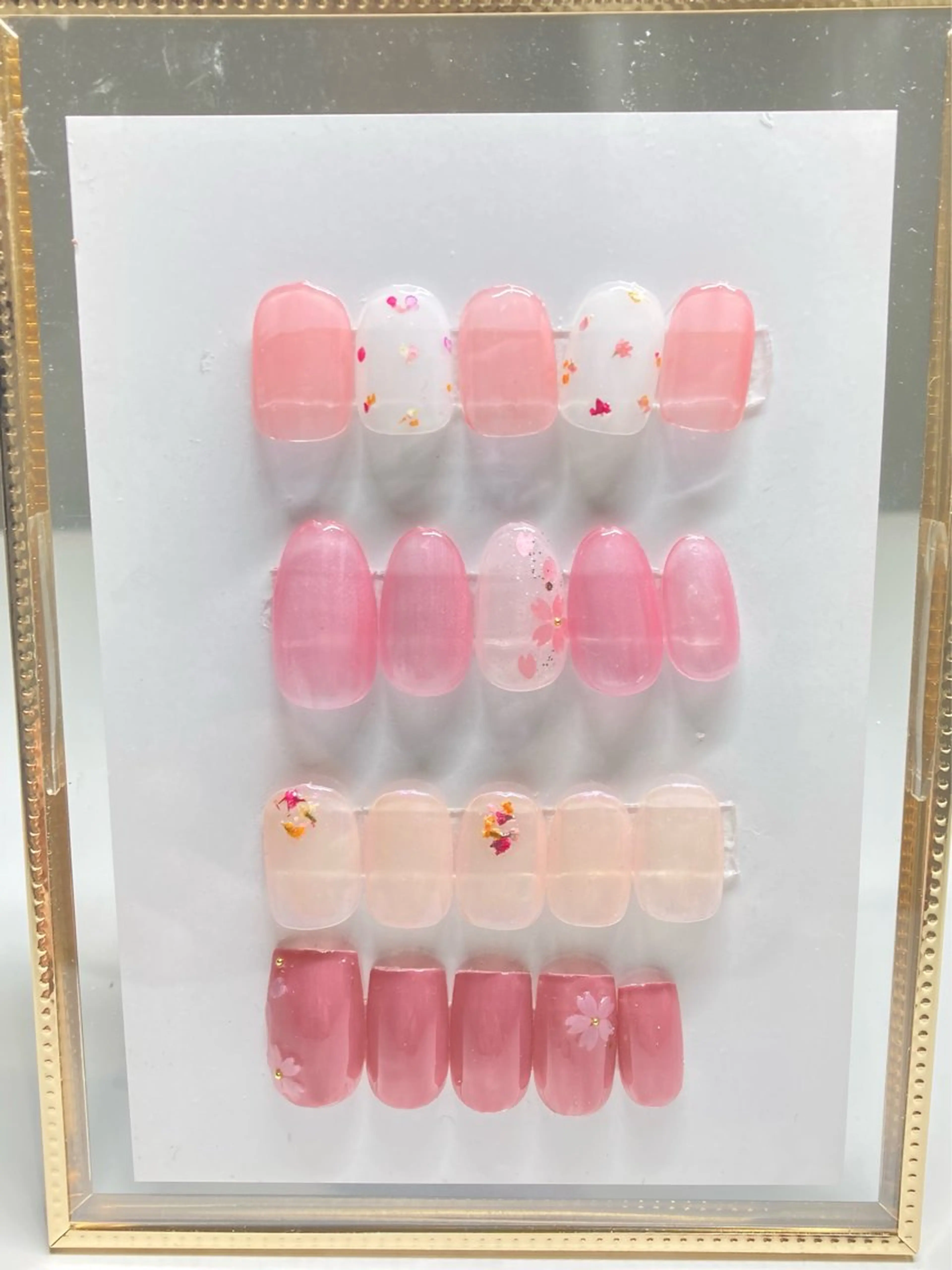 【練習モデル】オフなし春デザインor春ワンポイントアートの写真