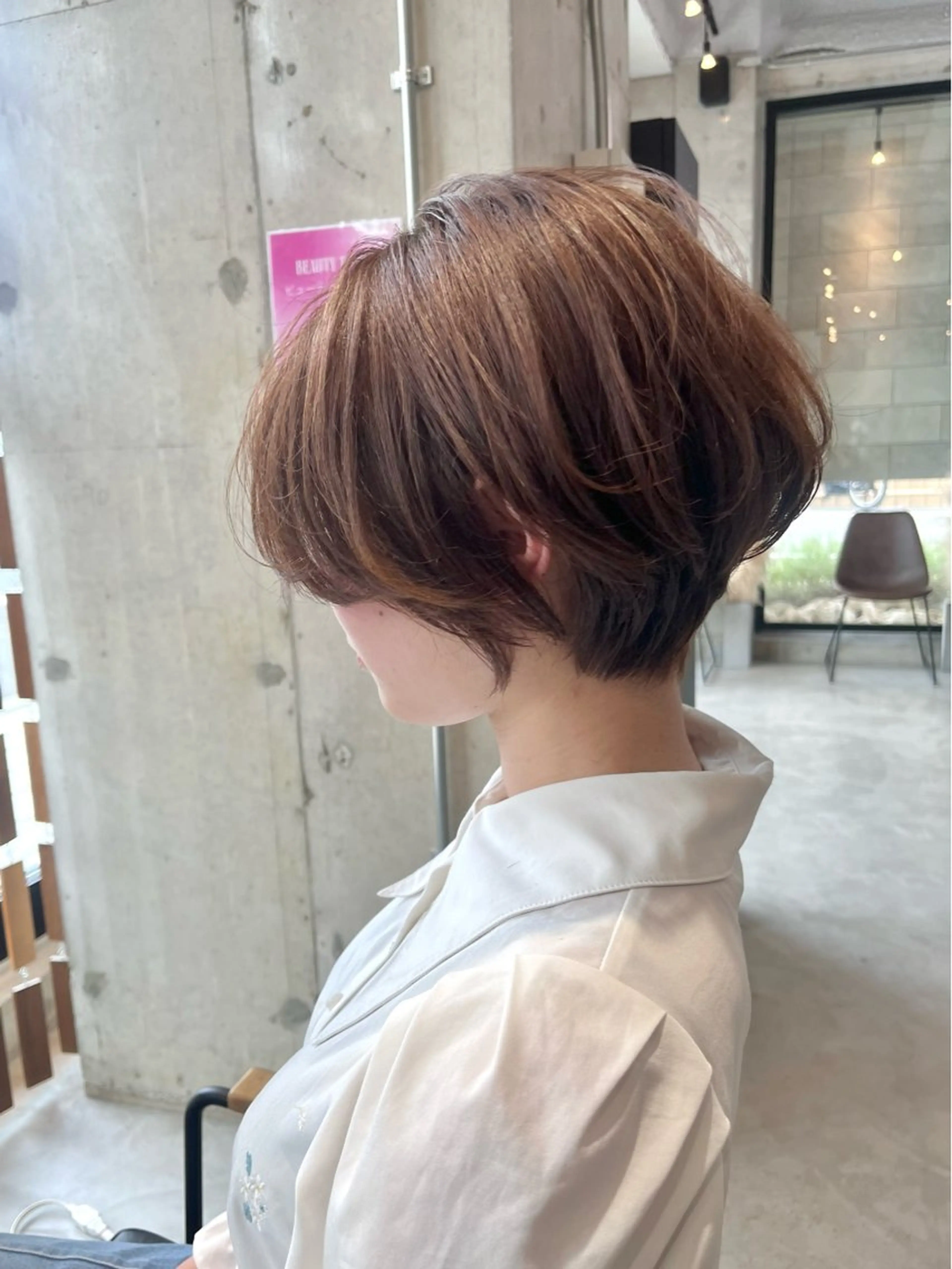 ショート ショートヘア カット lolonois池田 /レイヤー/郷田遥のヘアスタイル