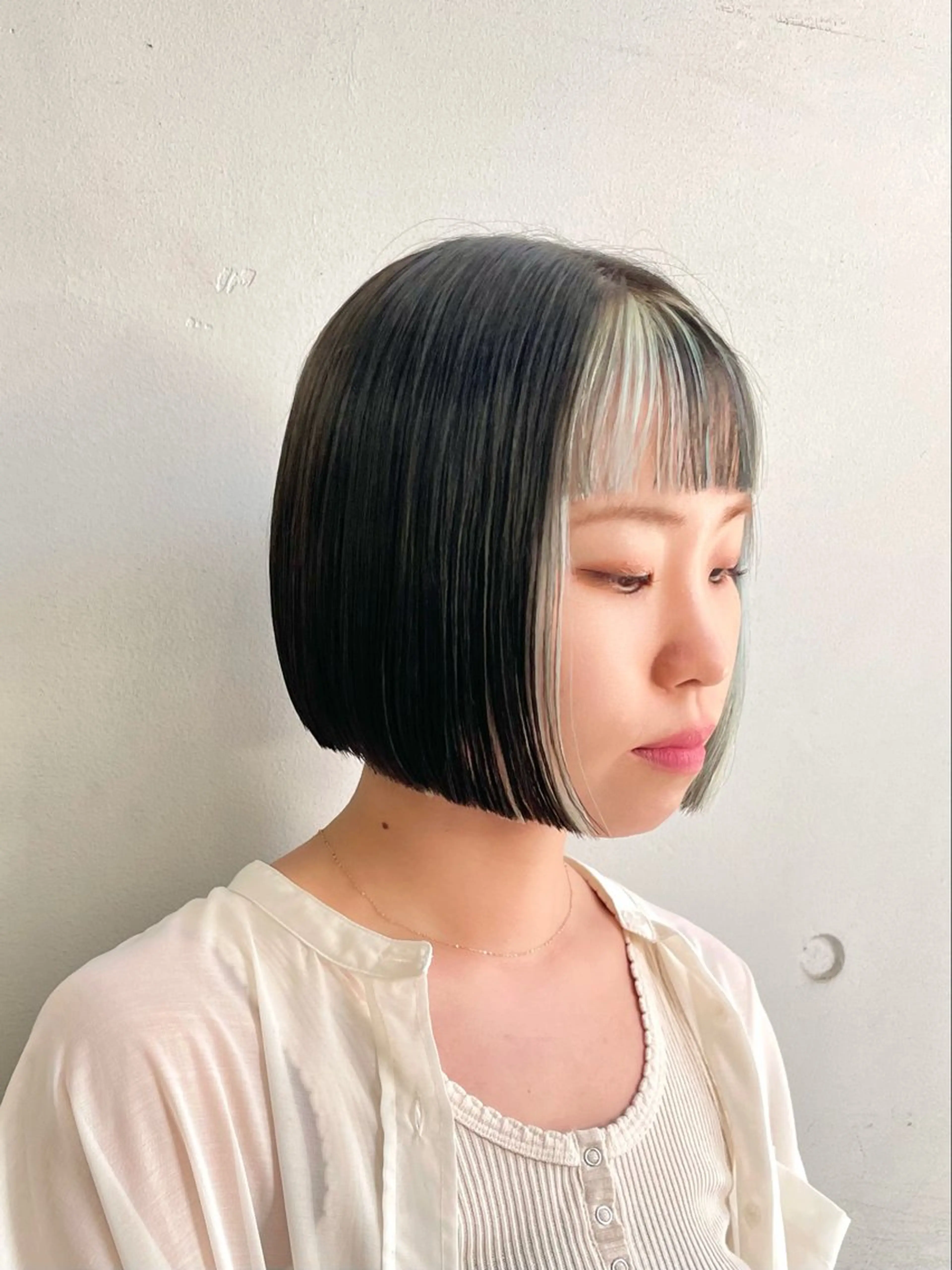 ミディアム カラー カット トリートメント ショート/ボブ 🌟齋藤ほのかのヘアスタイル