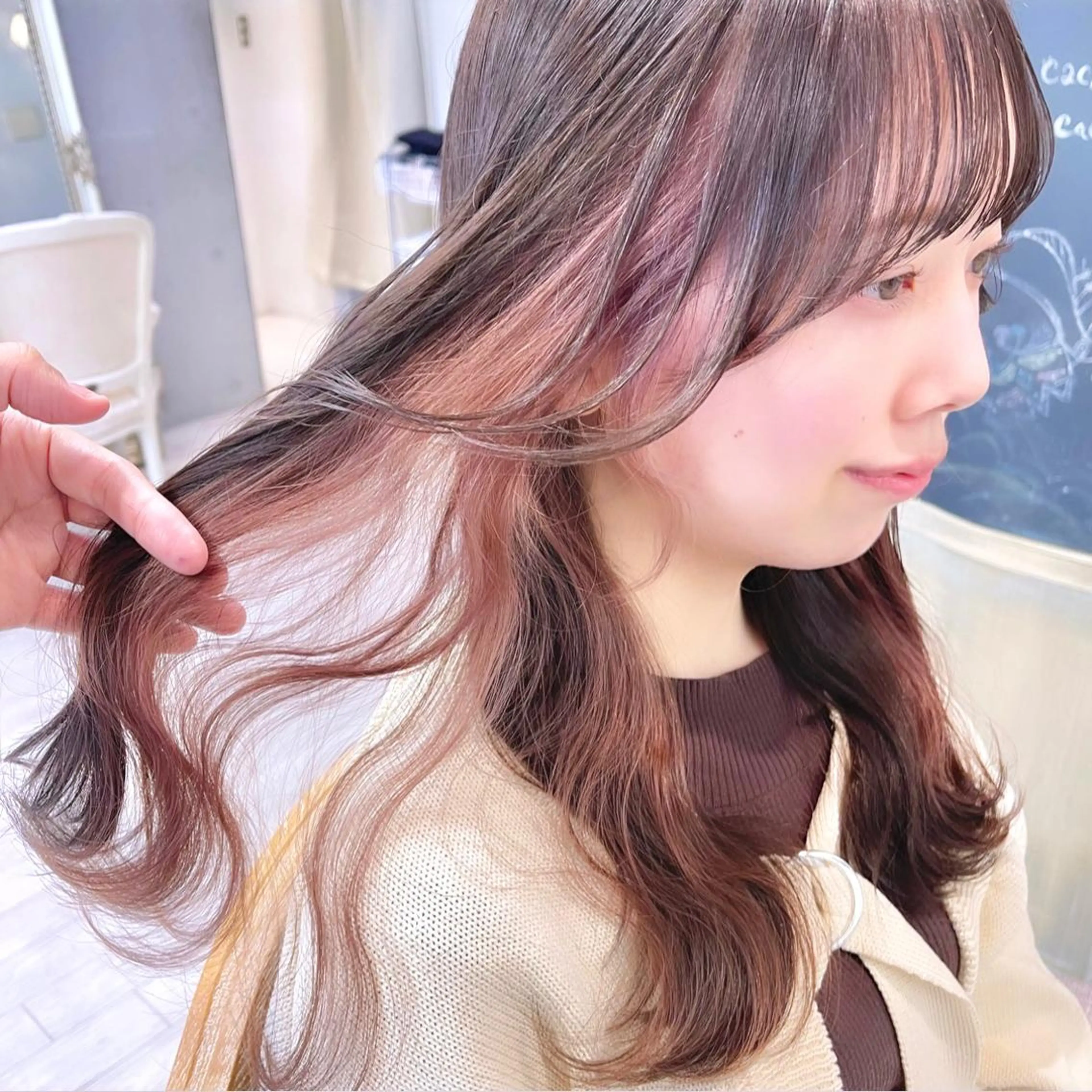 ロング over   hair 池袋所属・あらい みゆのヘアスタイル