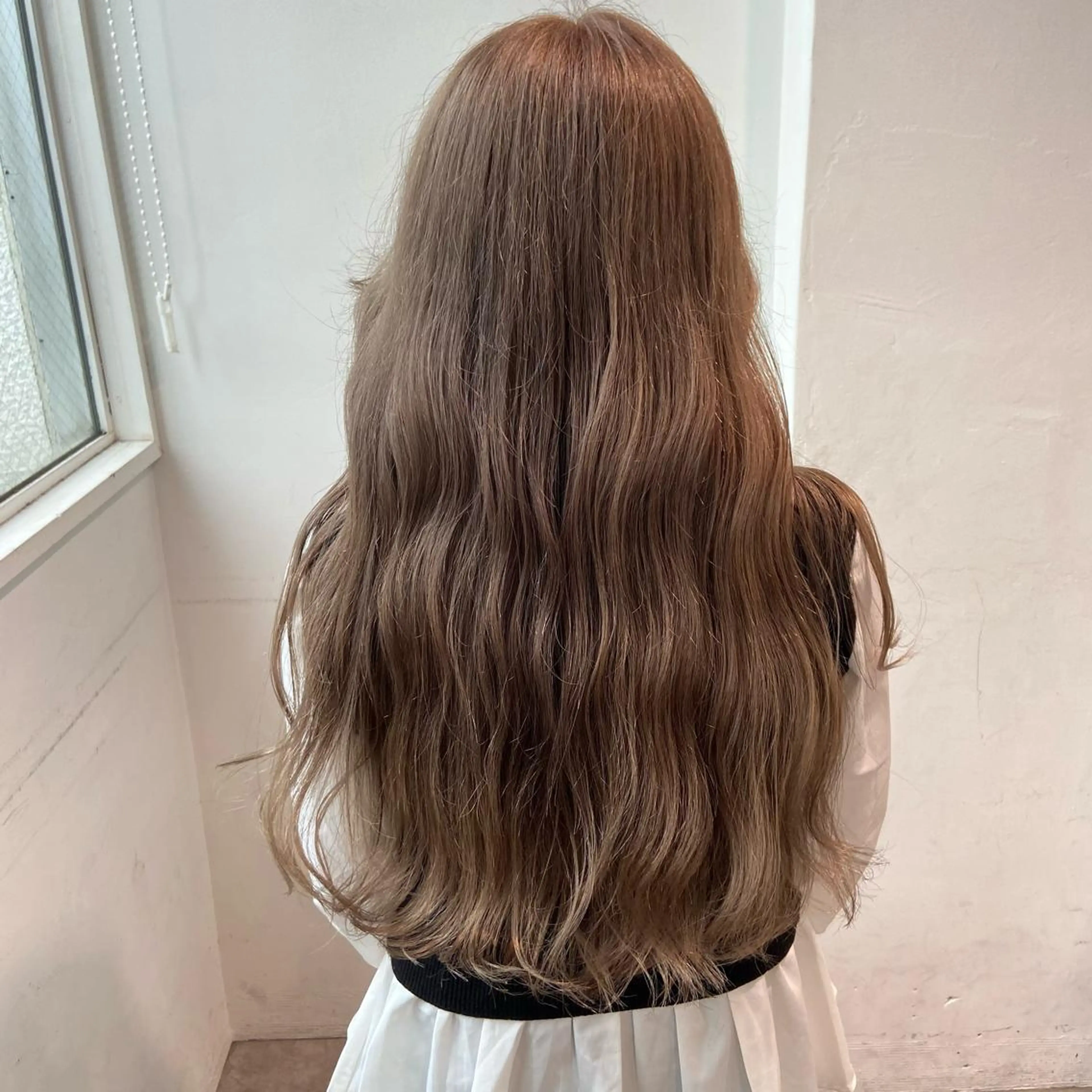 ロング トレンドモテカラー 🩷色落ちまで可愛くのヘアスタイル