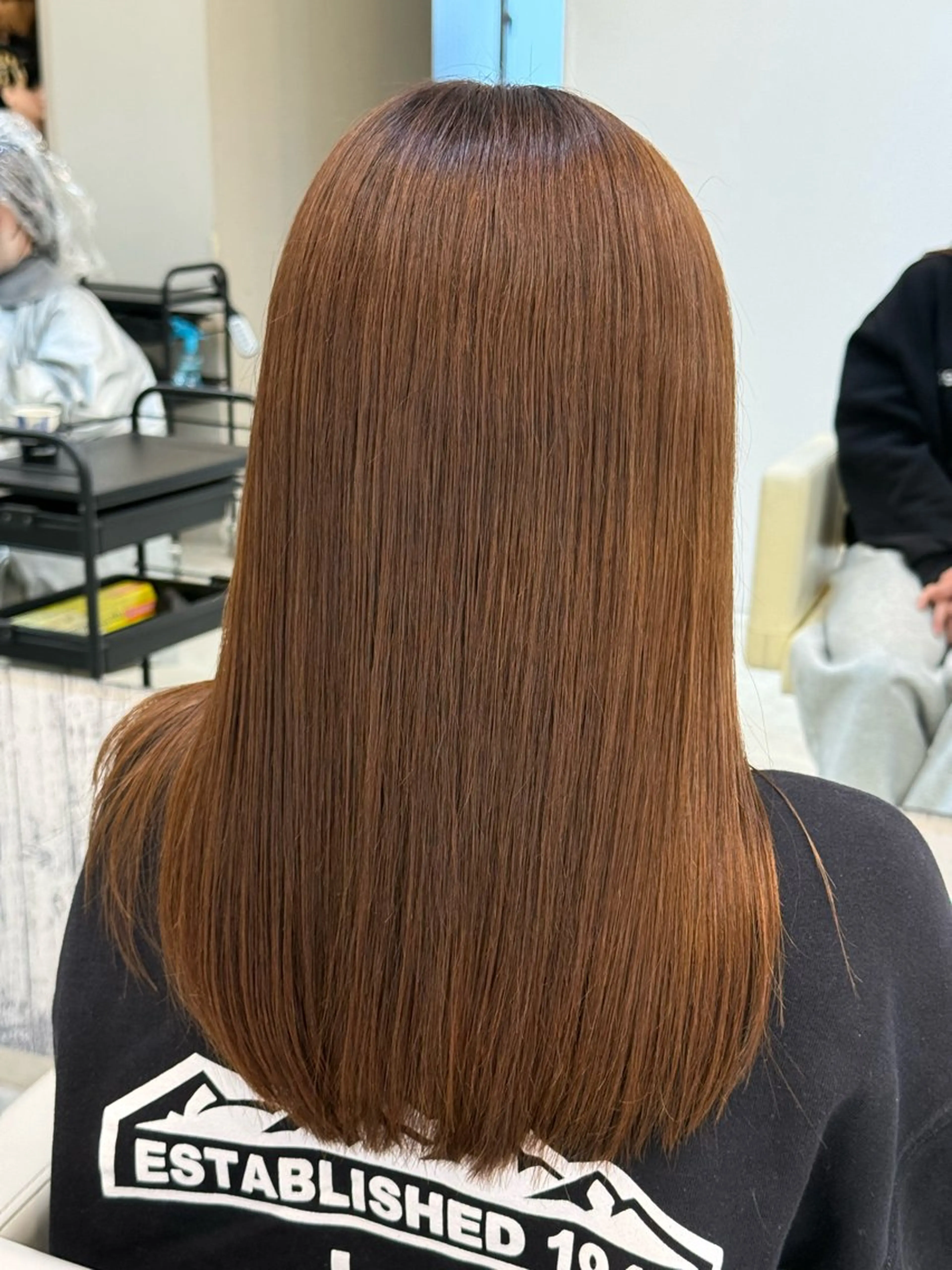 ミディアム カラー ブラウンカラー トリートメント ヘアカラー 🔥モデル募集中🔥 角快利のヘアスタイル