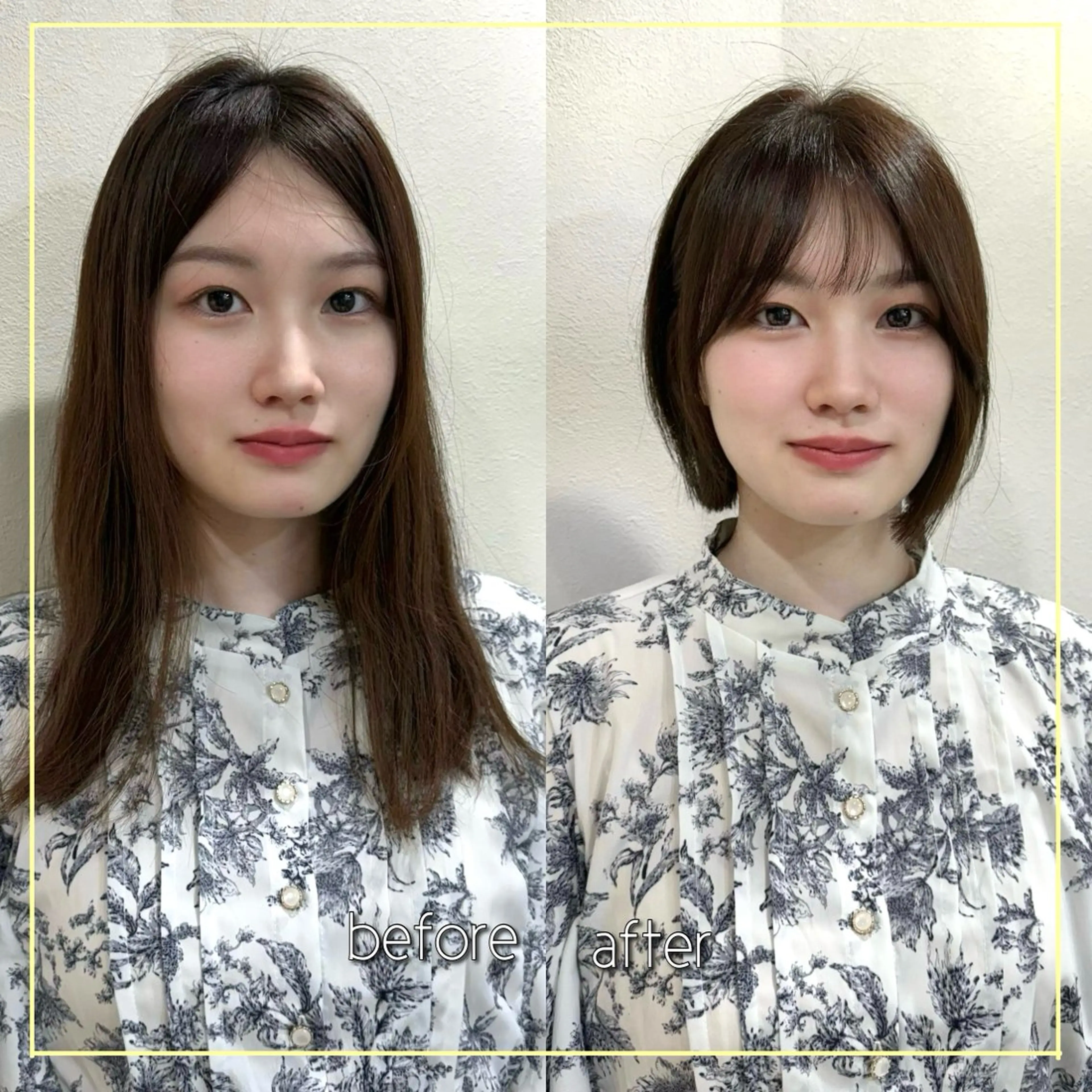 ショート カラー パーマ ヘアアレンジ 切りっぱなしボブ ボブレイヤー ボブ 顔まわりレイヤー 顔周りカット カット ヘアカラー トリートメント ヘアセット 小野寺瑞希 /最小顔カットのヘアスタイル