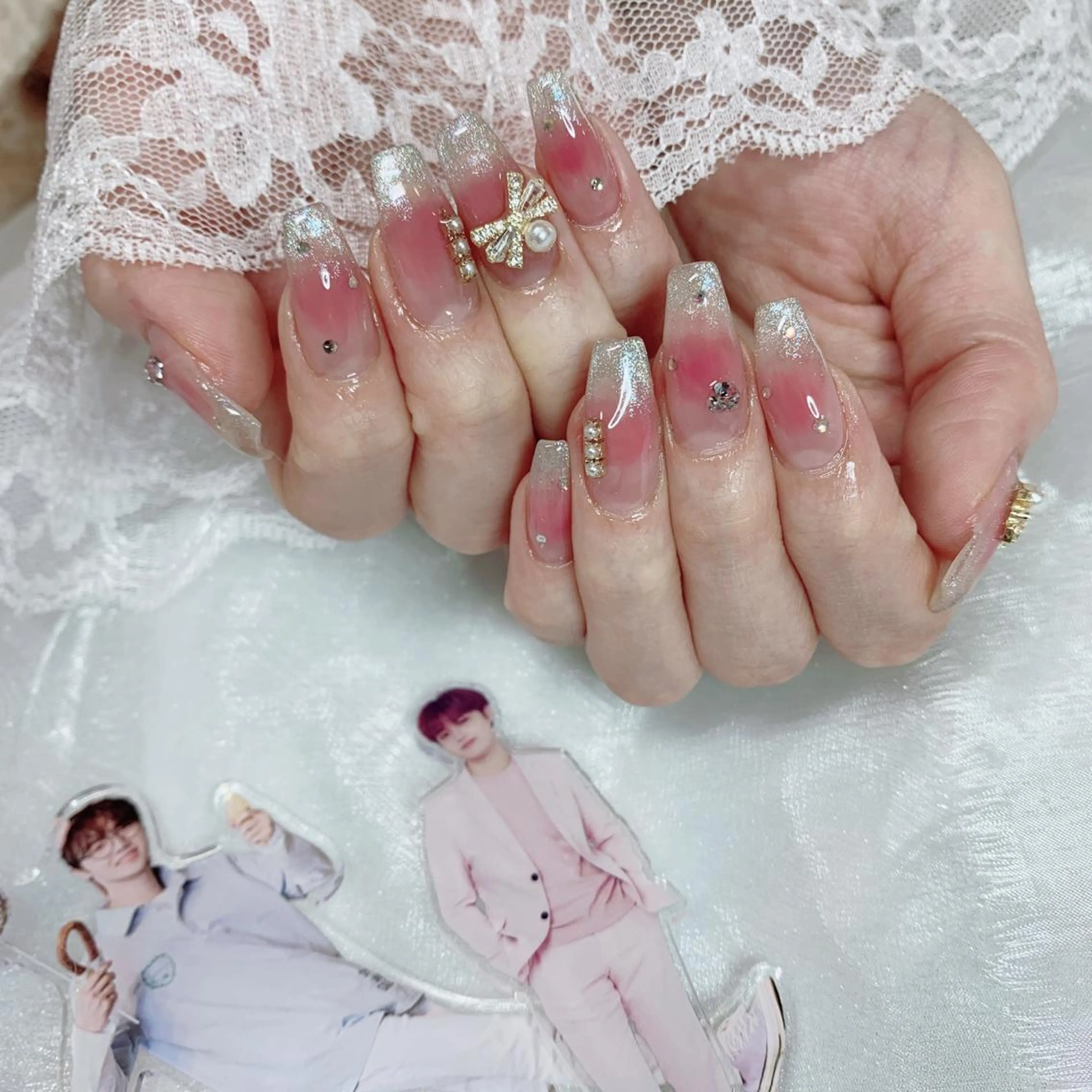 ネイル ハンドネイル La neige* yuki 🥯🍑のネイルデザイン