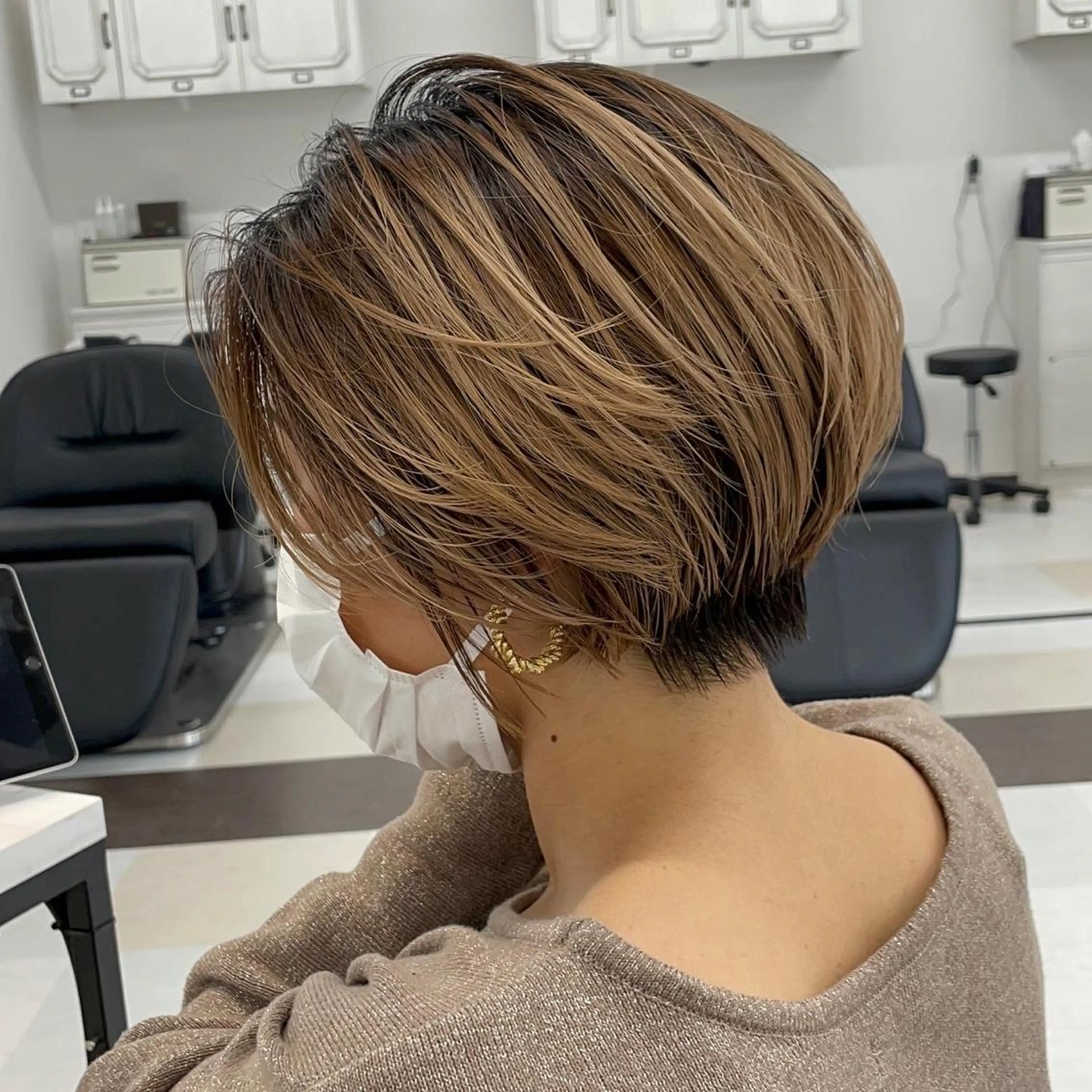 ショート カット トリートメント B.Chance カラーリスト　ペーのヘアスタイル