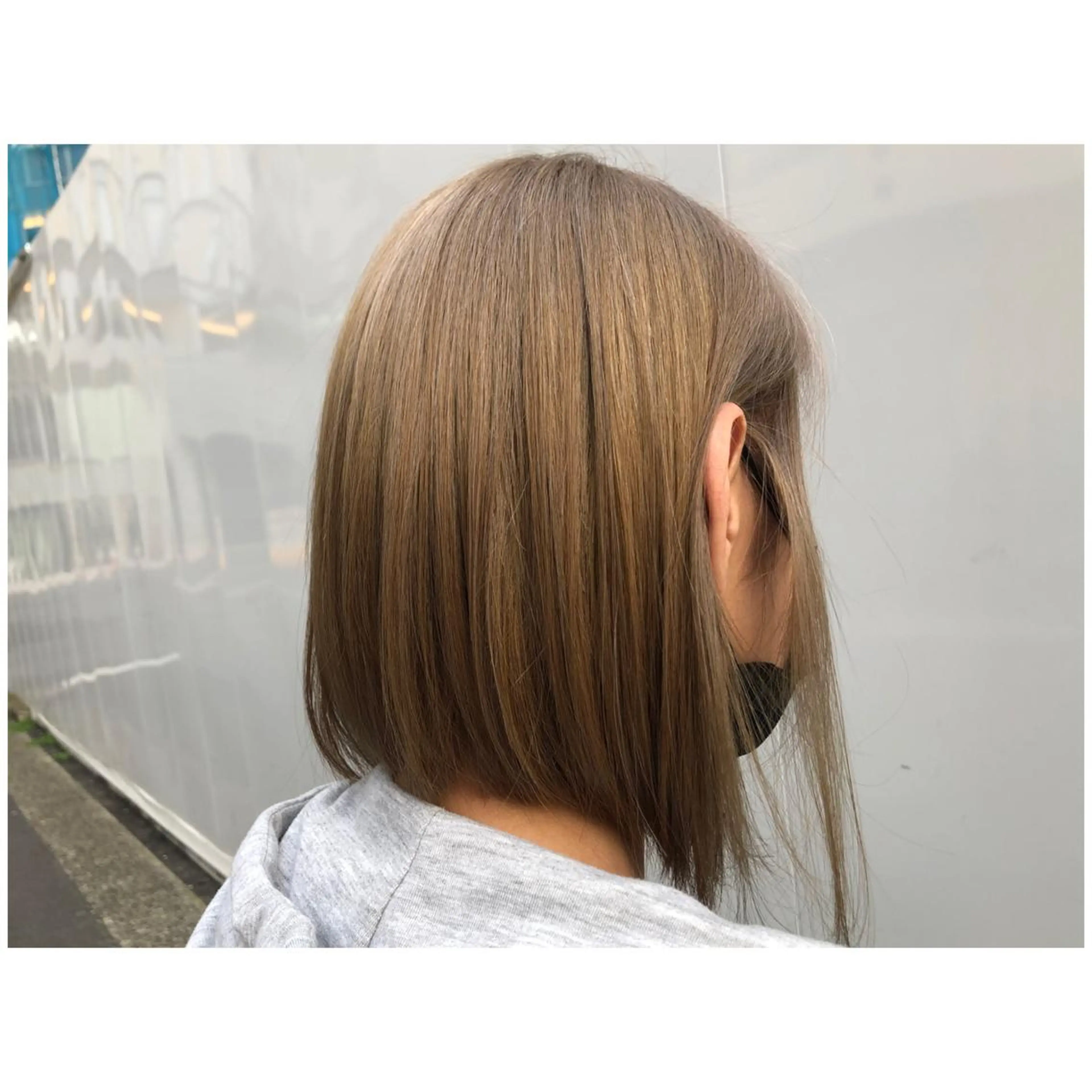 ミディアム カット ヘアカラー トリートメント 💫髪質改善矯正 MIHO💫のヘアスタイル