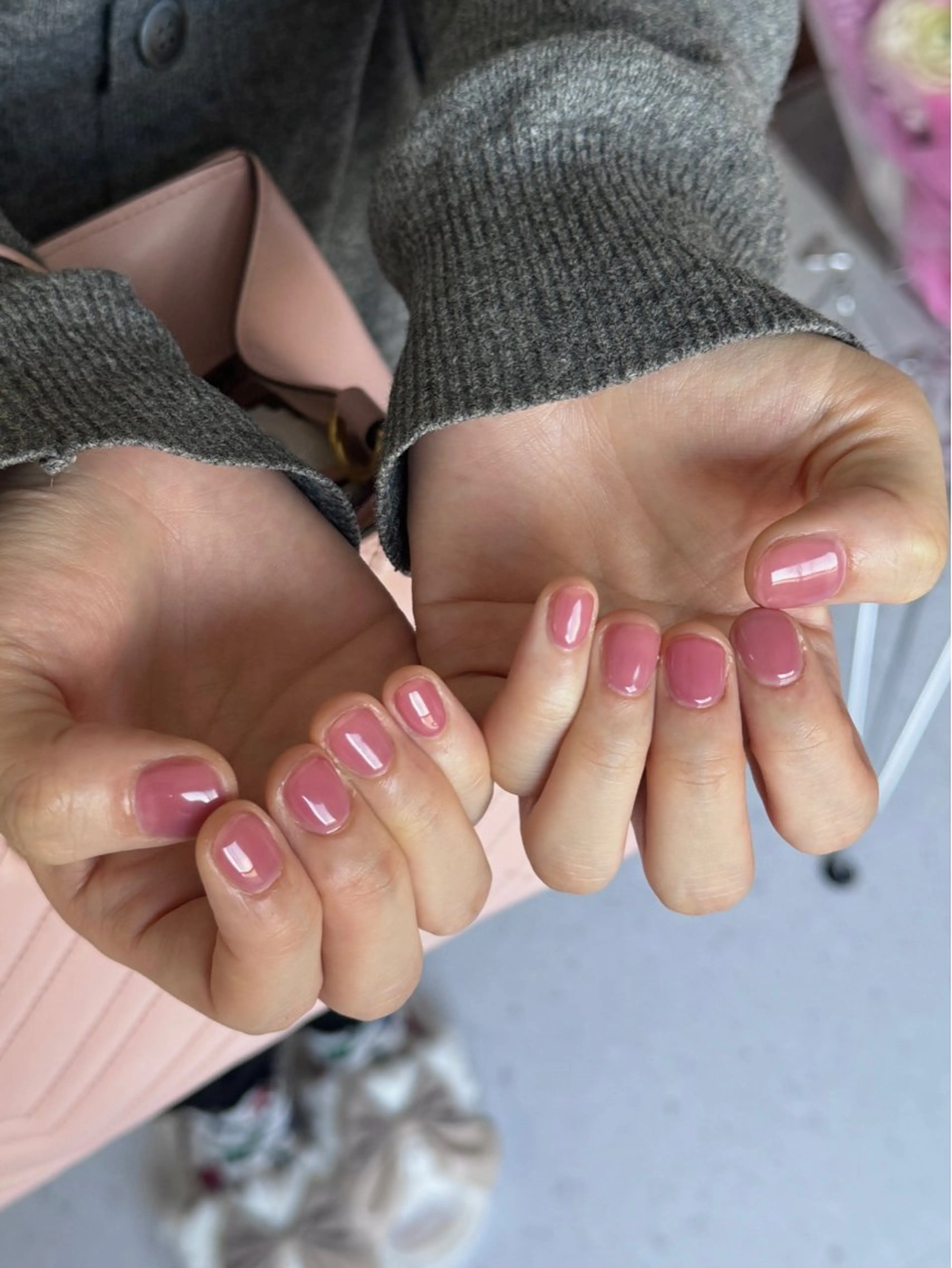 ネイル ワンカラーネイル nail salon mu ; u所属・nailsalon mu ; uのネイルデザイン