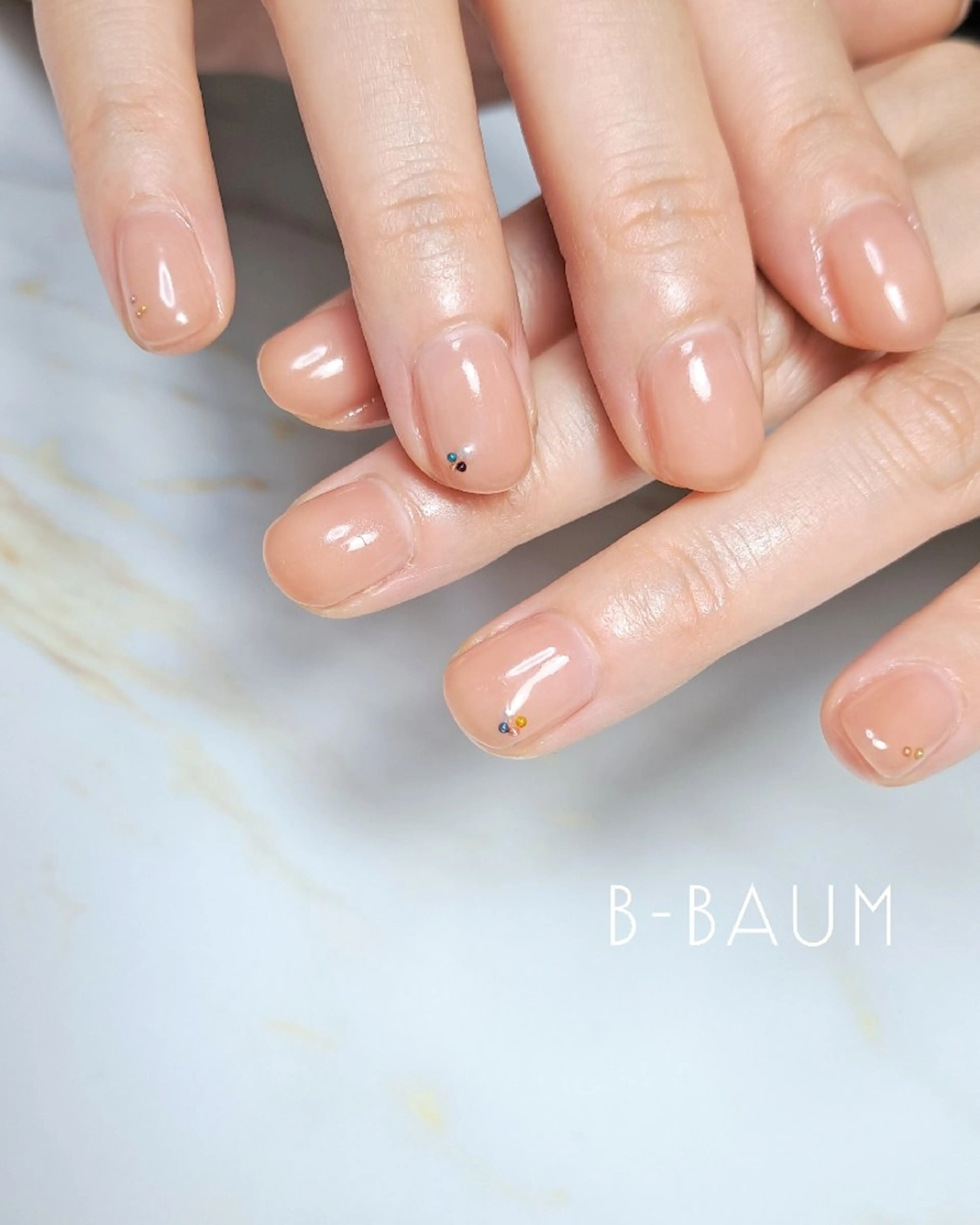 ネイル オフィスネイル ハンドネイル B-BAUM  nailsalon のネイルデザイン