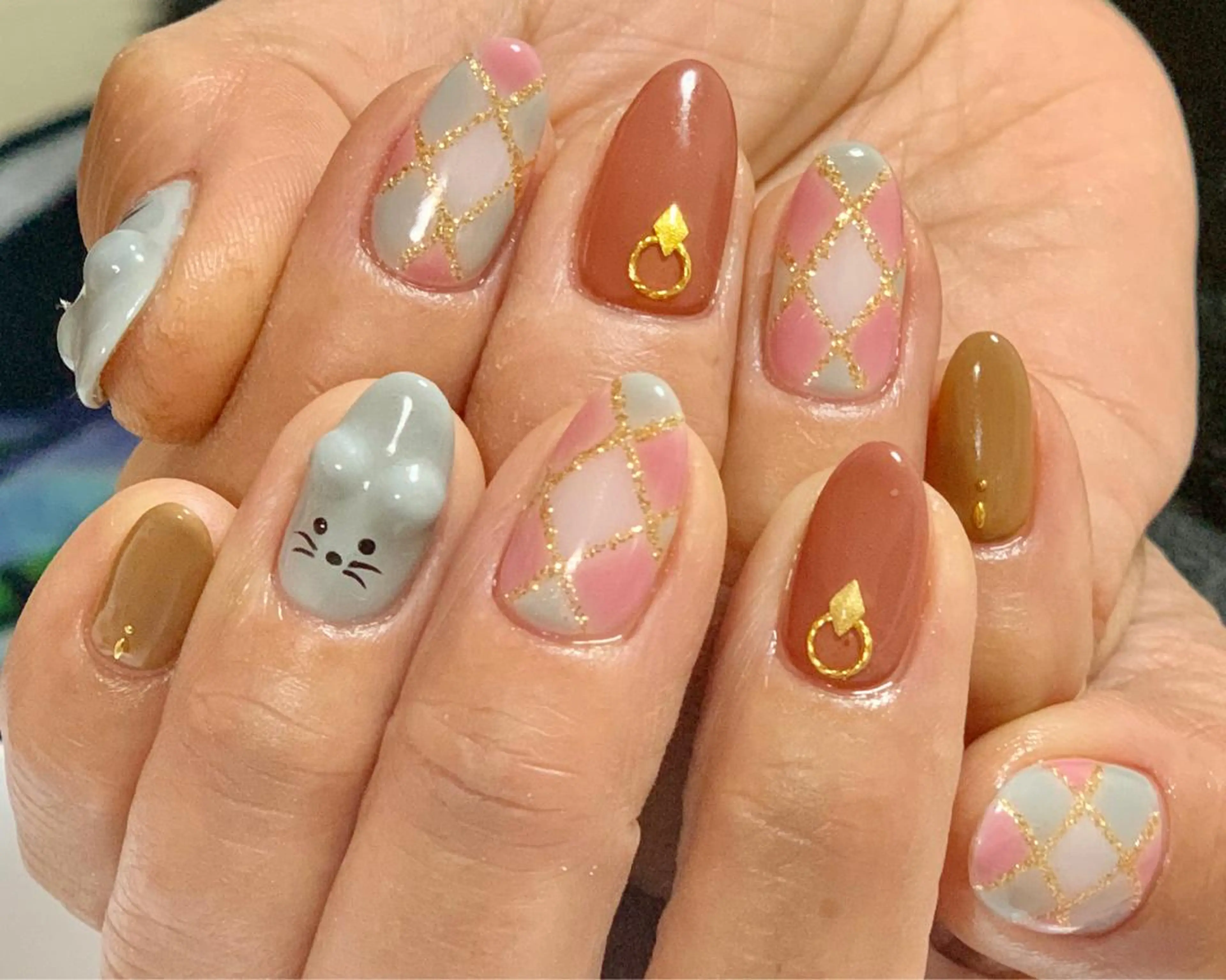 ネイル ハンドネイル Nail&Eyelash Amour(アムール)所属・山下 愛のネイルデザイン