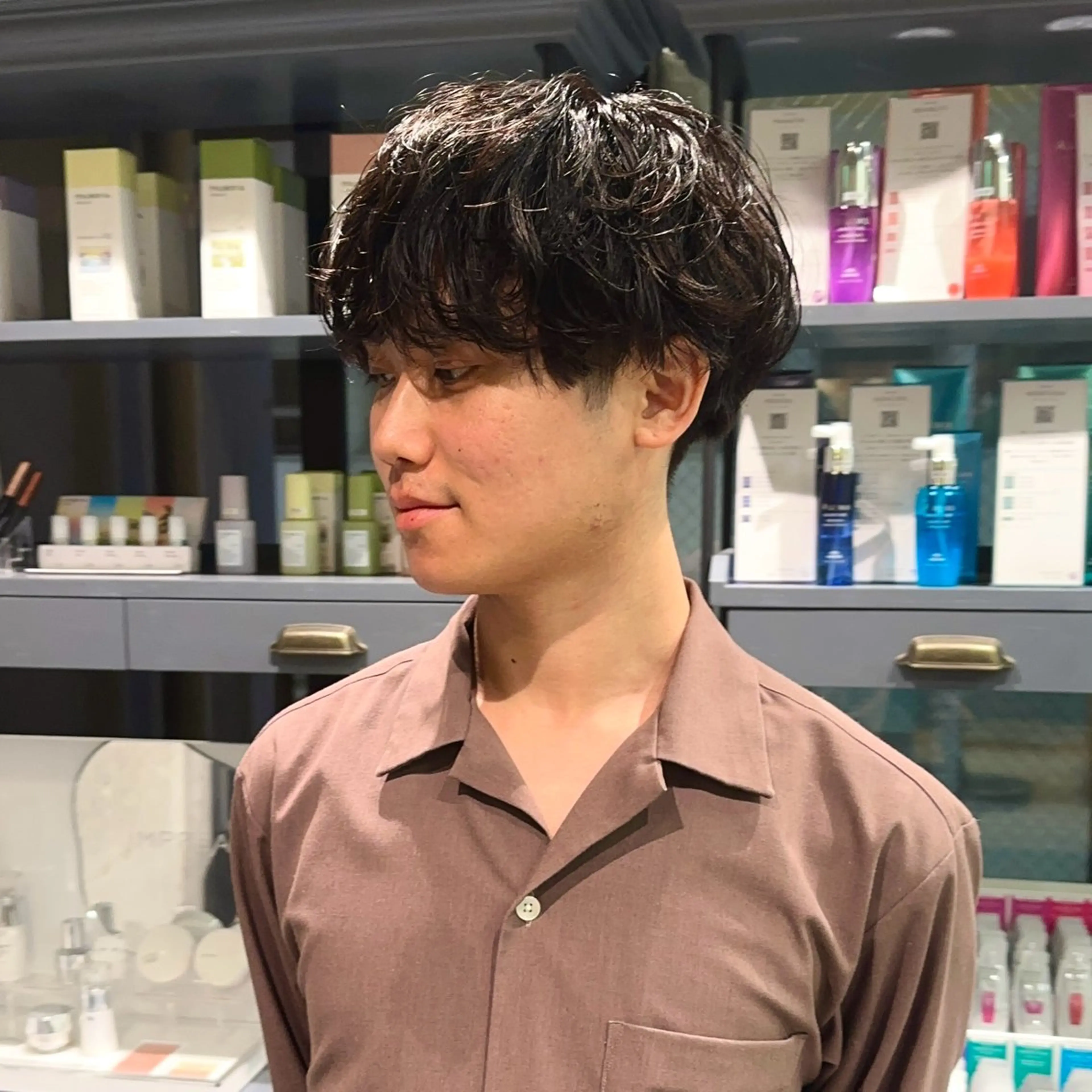 パーマ メンズ カット パーマ yui 🎀 Men's 特化のヘアスタイル