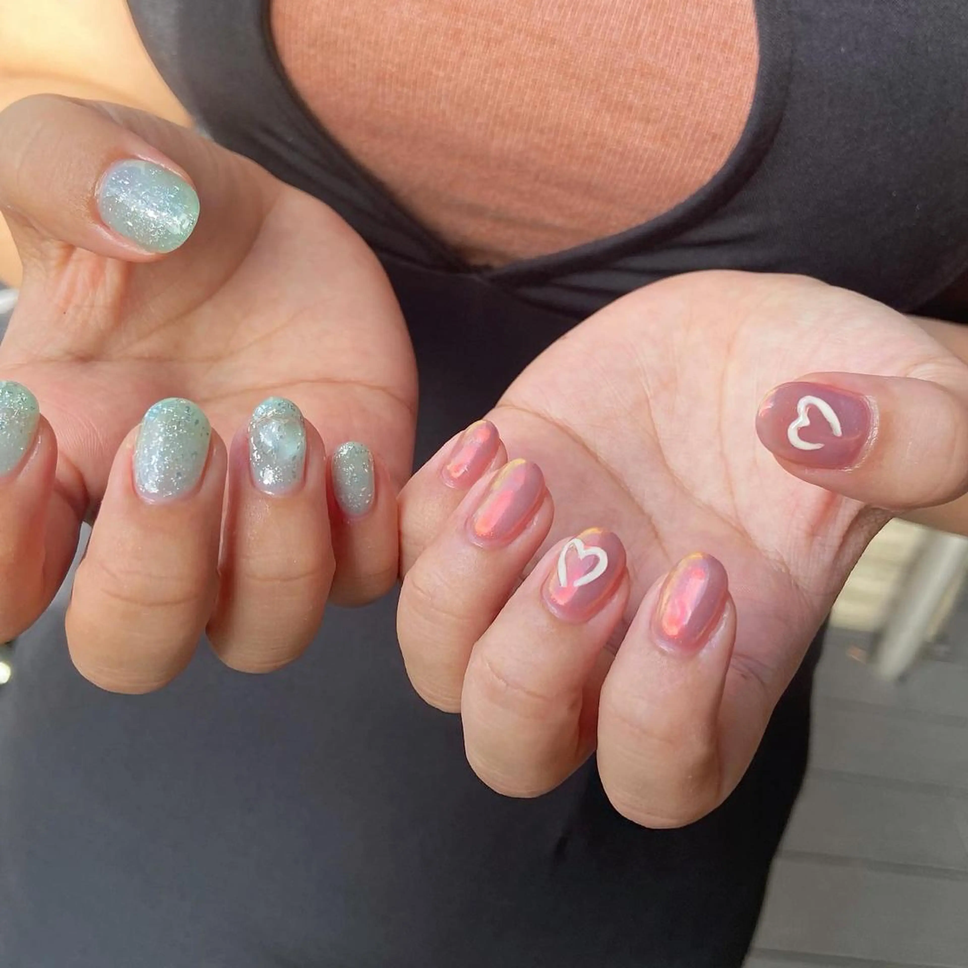 ネイル 𝕄𝕚𝕪𝕦🤍 自由が丘⌇パラジェルのネイルデザイン