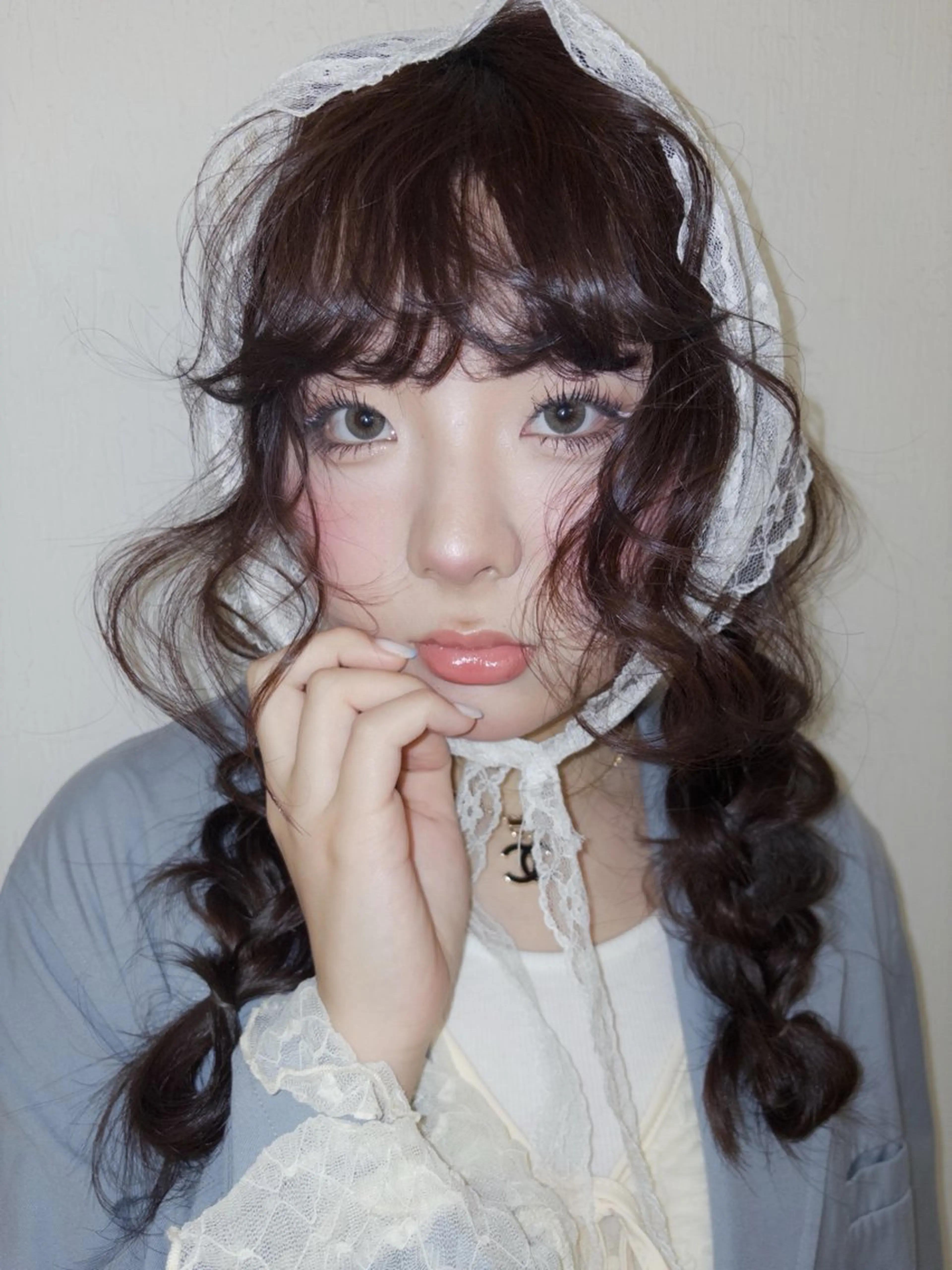 ロング ヘアセット 綾乃/デザインカラー /ハイトーン/ボブのヘアスタイル