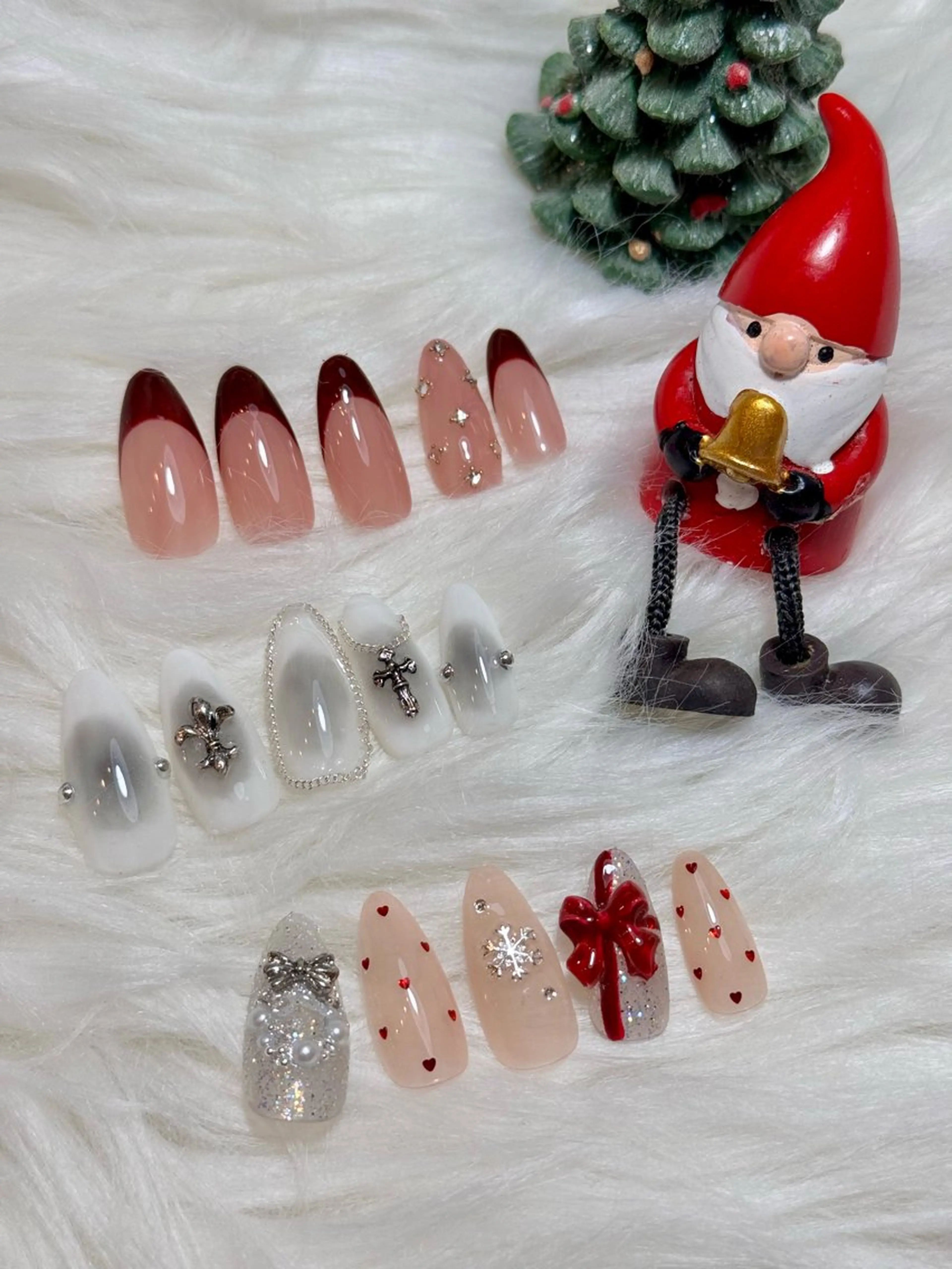 ネイル 冬ネイル ハンドネイル Nes.nail&eyelash沖縄所属・Nes.nail 那覇松山のネイルデザイン