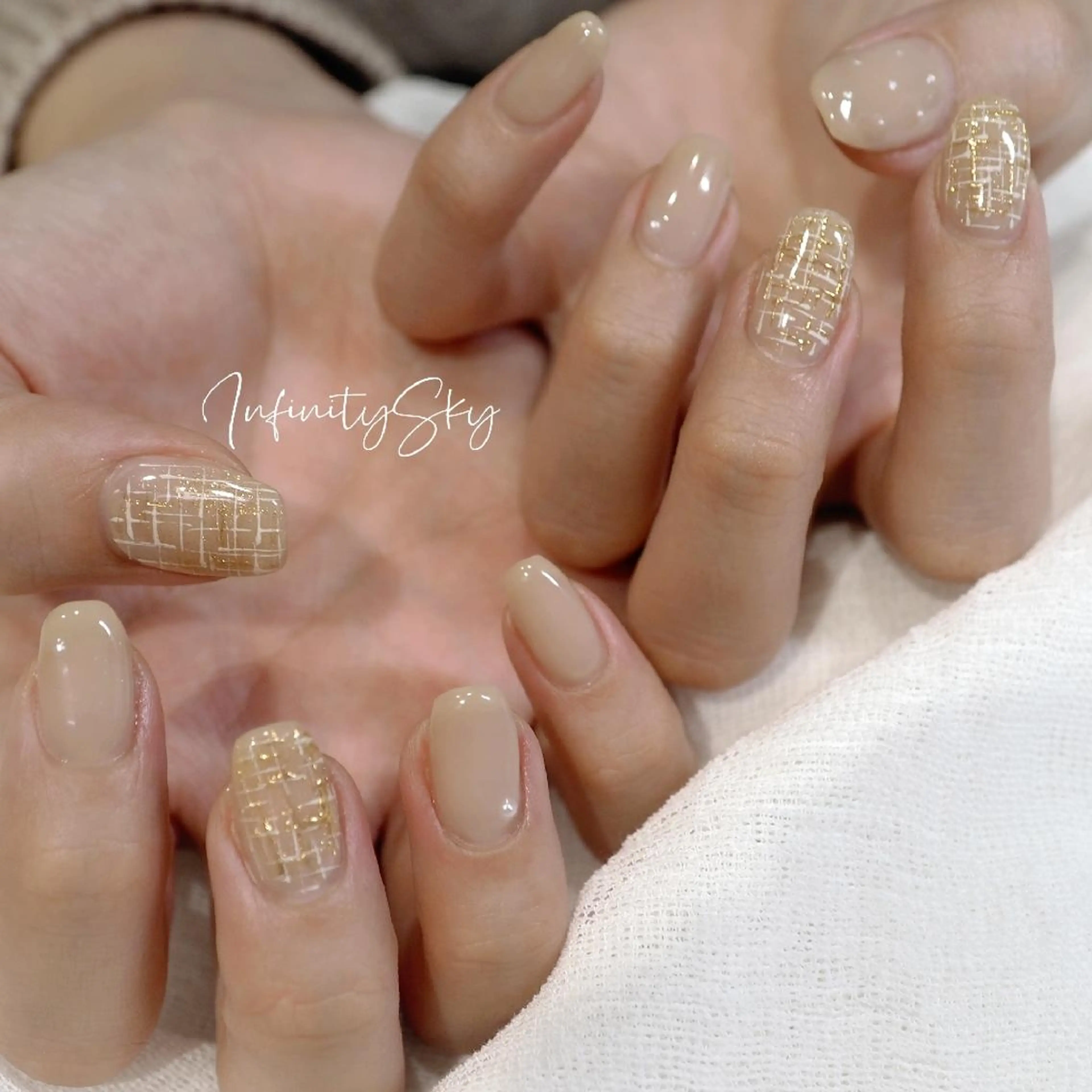 ネイル ハンドネイル infinity skyのネイルデザイン