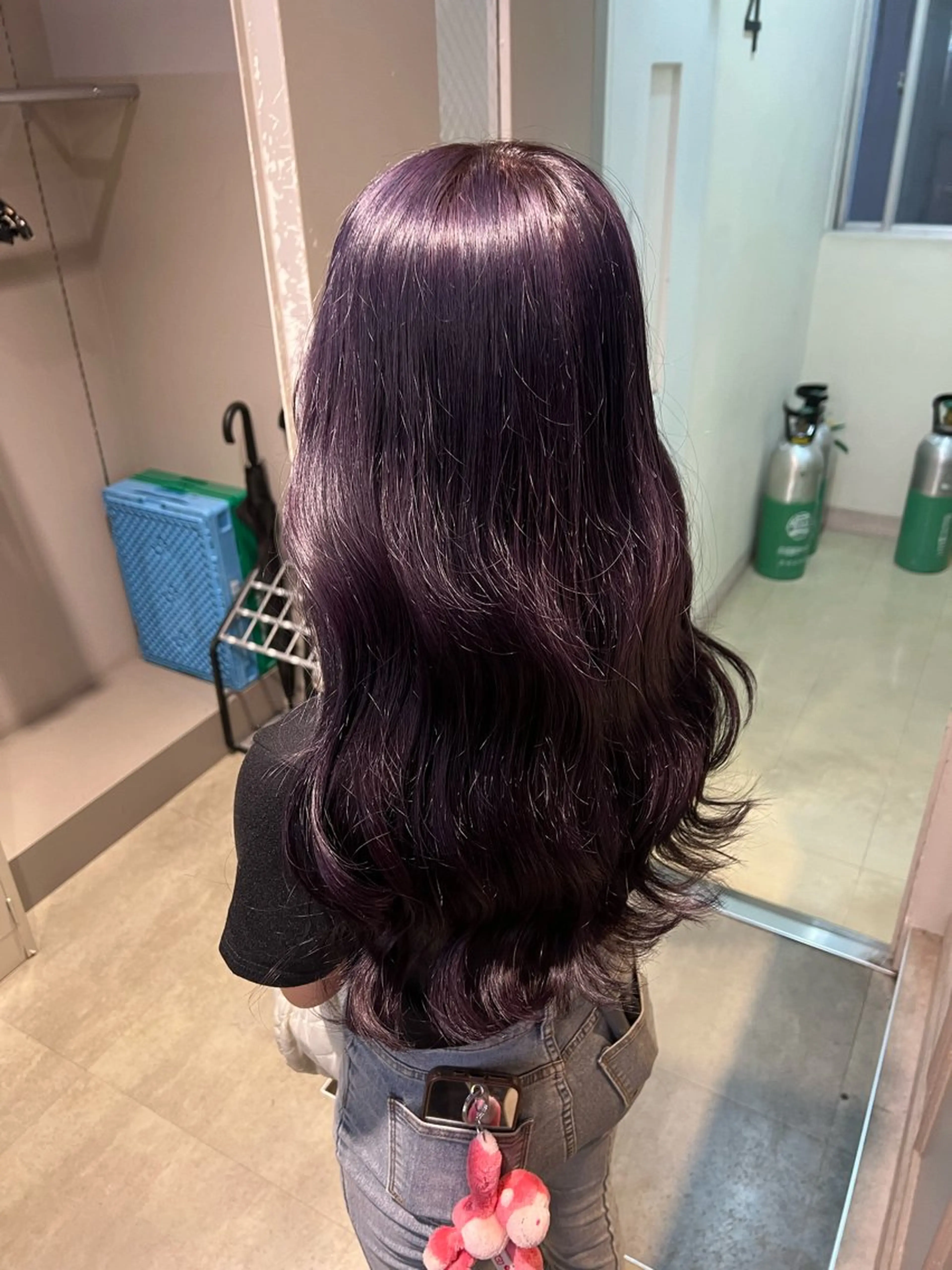 ロング カラー ヘアカラー 韓国レイヤーカット /REIのヘアスタイル