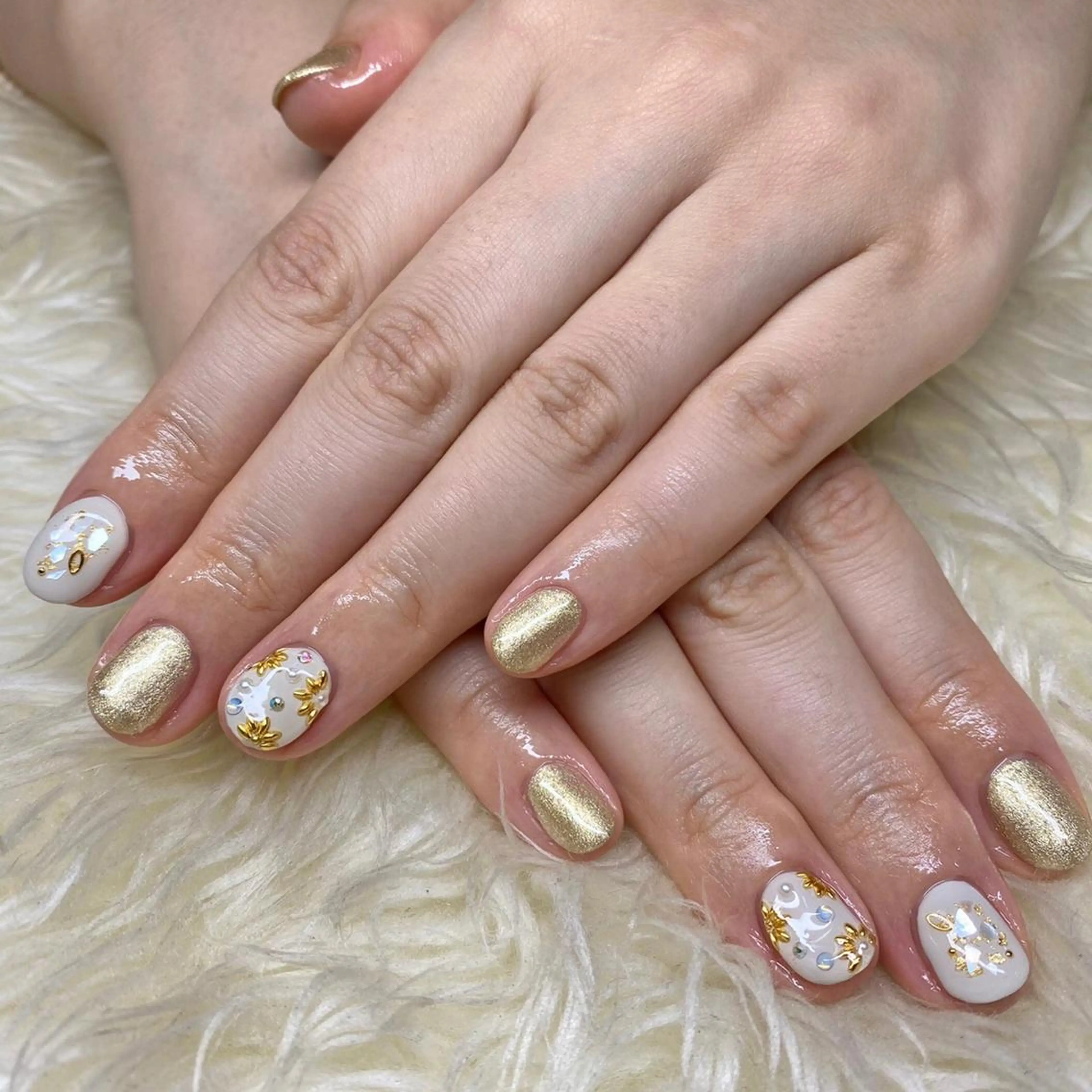 ネイル ブライダルネイル ハンドネイル Nail&eye Belire 新宿のネイルデザイン