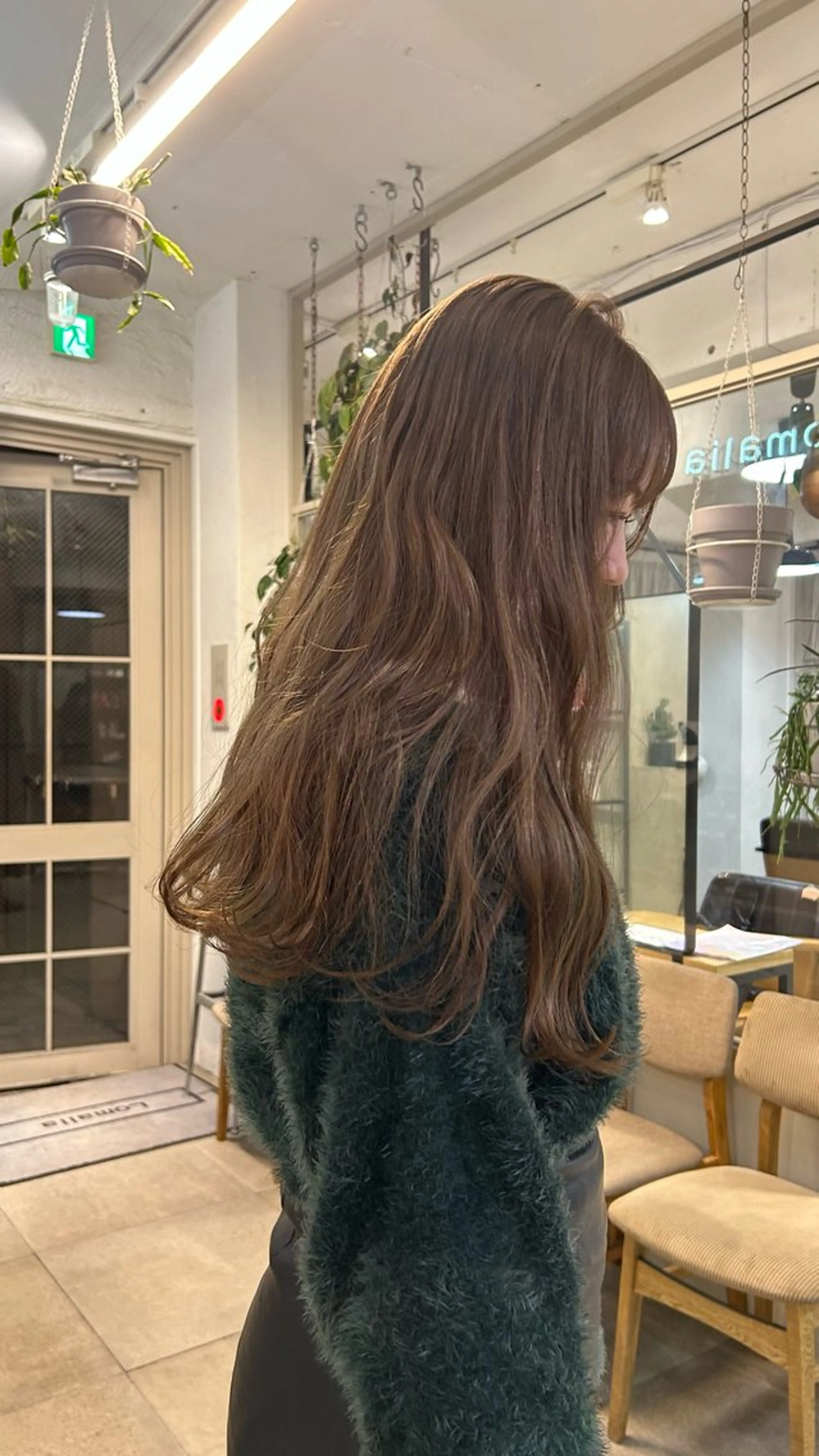 セミロング カラー ヘアカラー じゅわっと暖色カラー 🍊Moemiのヘアスタイル
