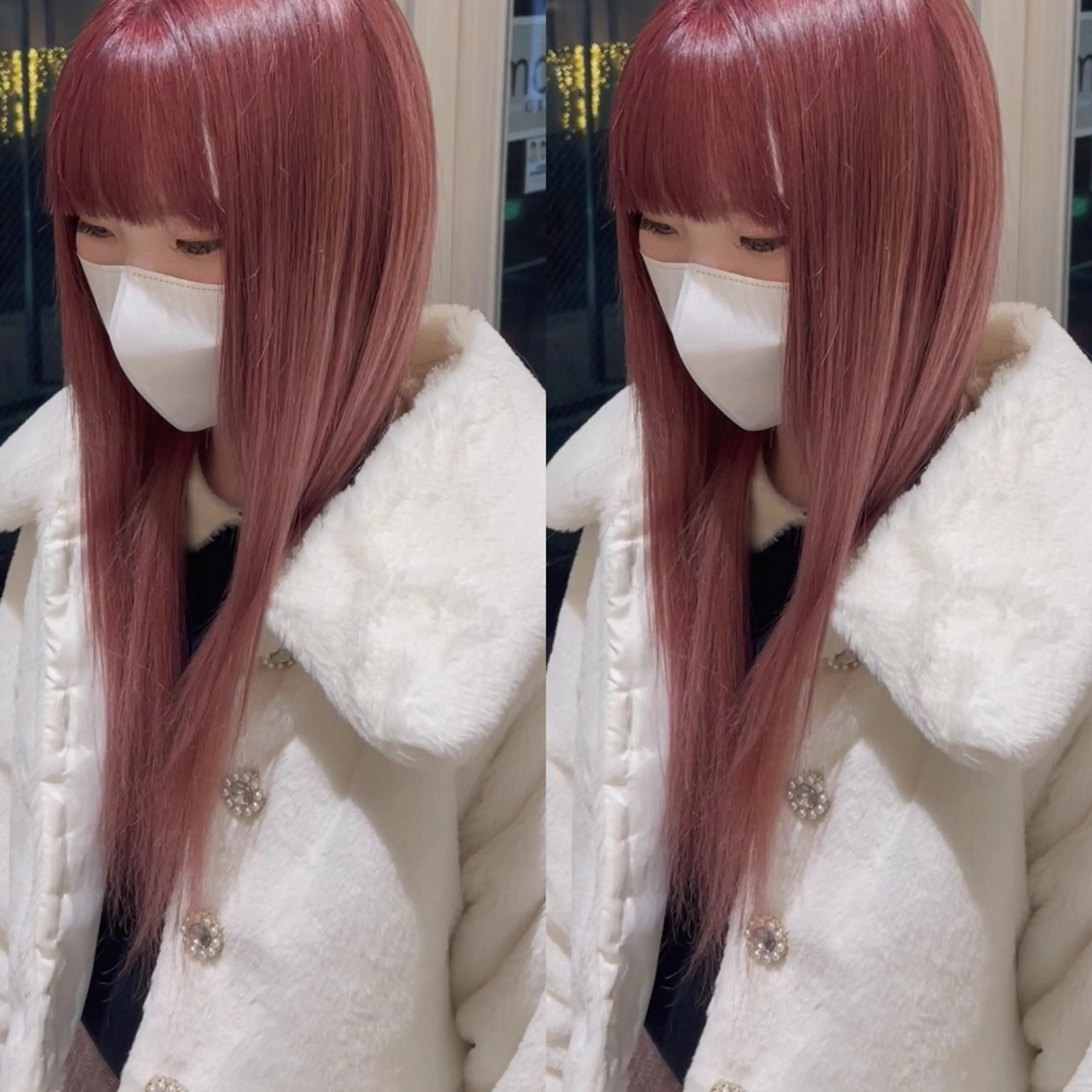 ロング カラー 💖大人韓国ヘア💖 韓国艶カラー【銀座】のヘアスタイル