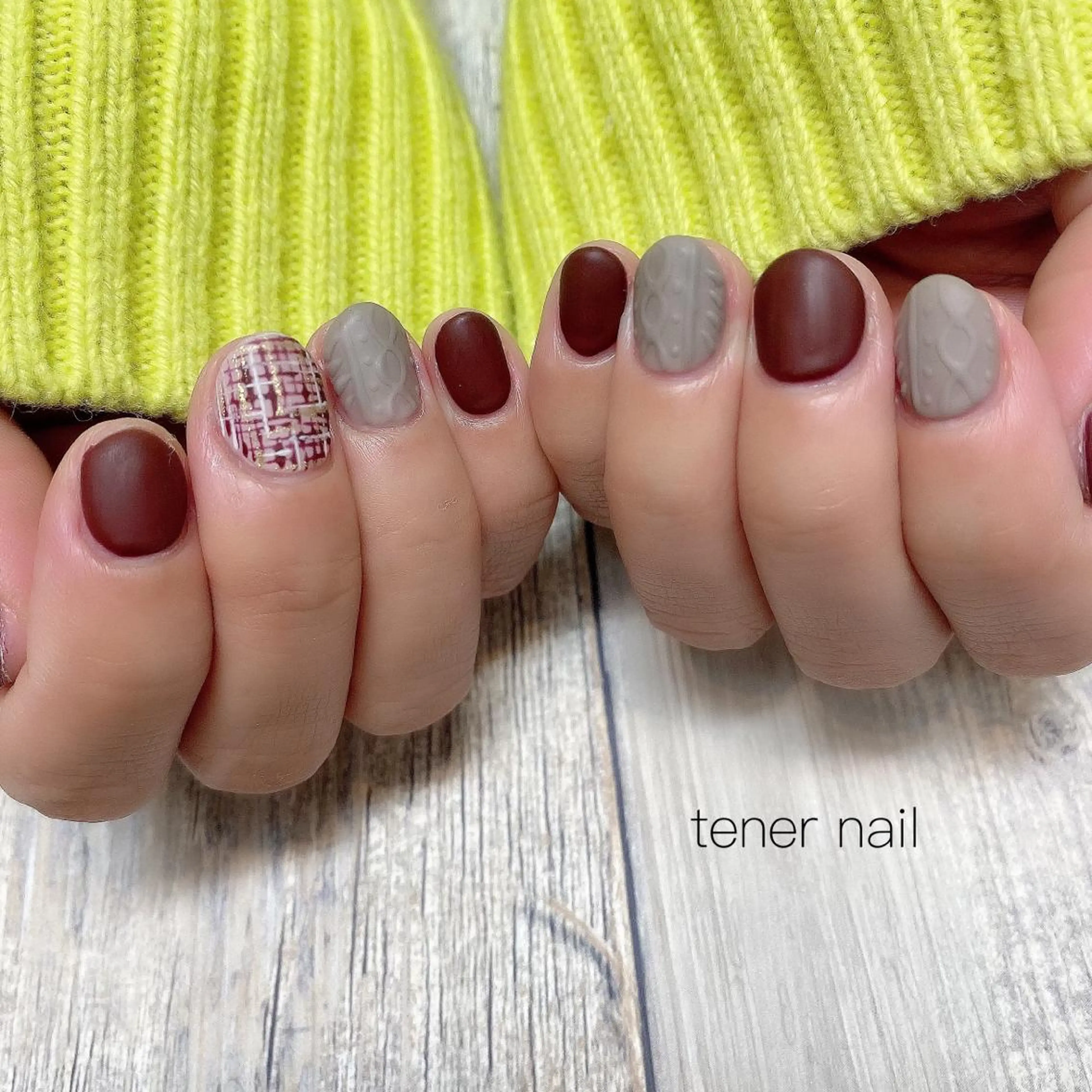 ネイル マットネイル tener  nail  テネルネイル所属・テネルネイル tener nailのネイルデザイン