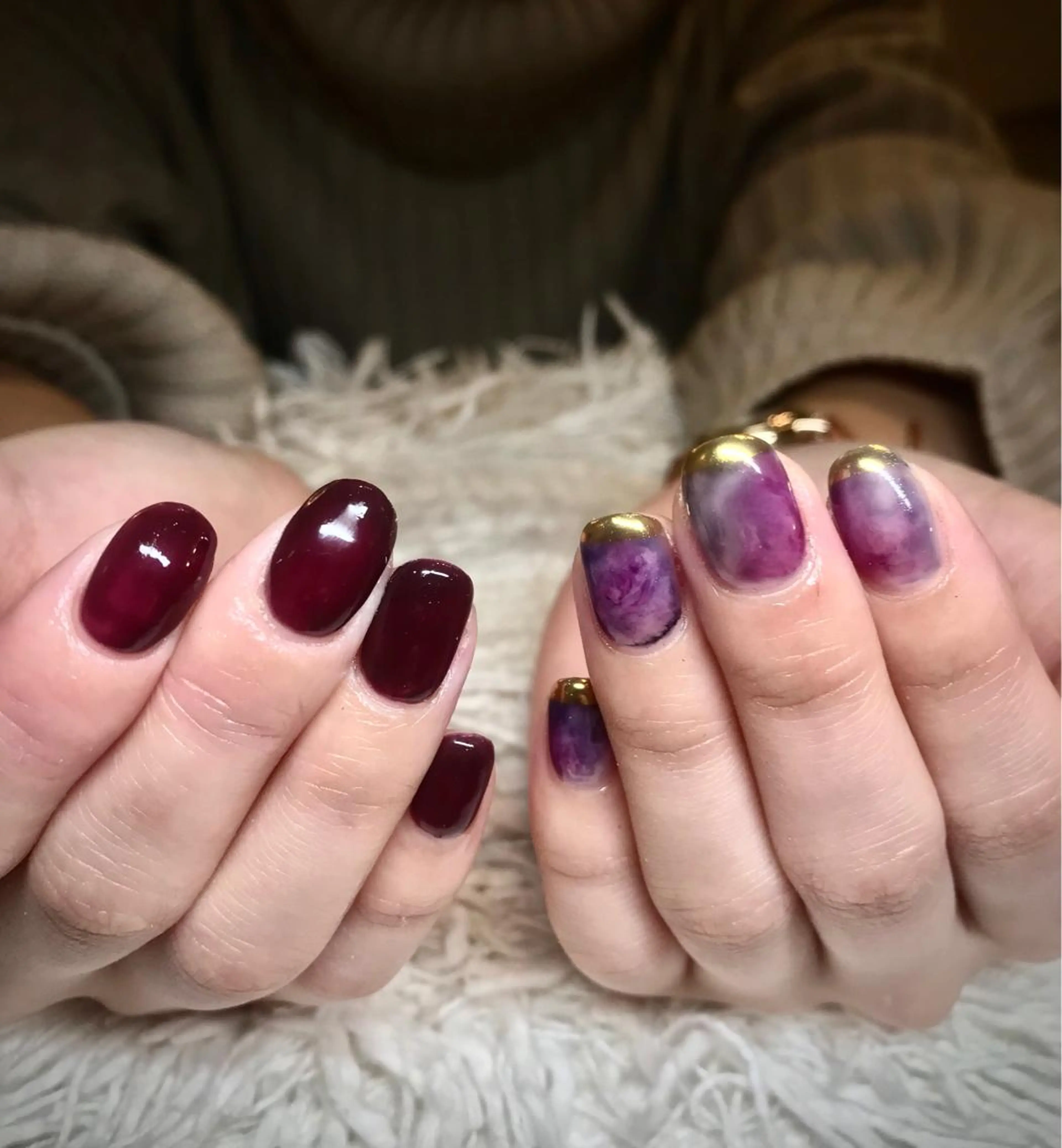 ショート カラー パーマ ヘアアレンジ ネイル マツエク・マツパ フレンチネイル ミラーネイル ハンドネイル ハンドケア nail&eye Aoのマツエク・マツパデザイン