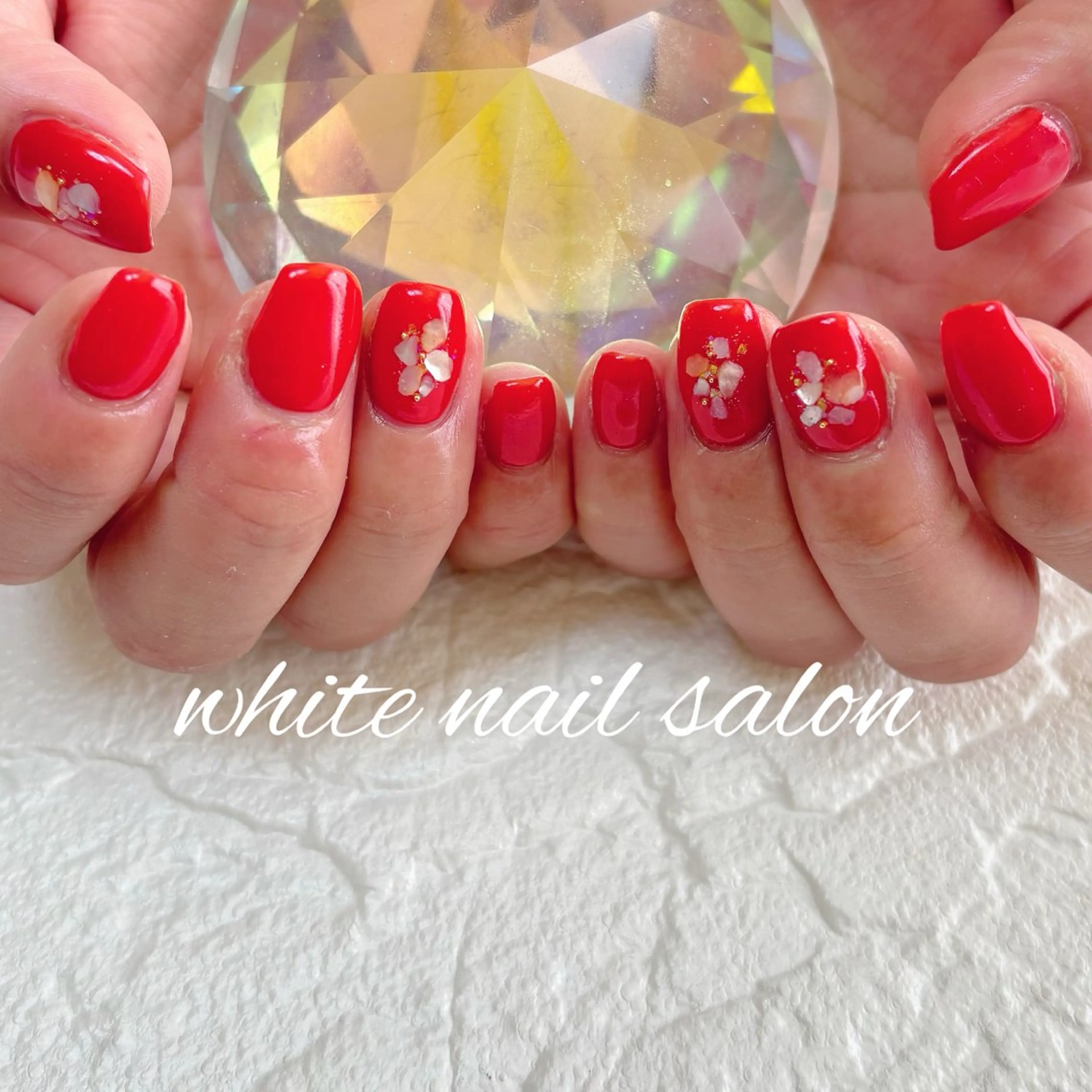 ネイル フットネイル ハンドネイル white nail salonのネイルデザイン