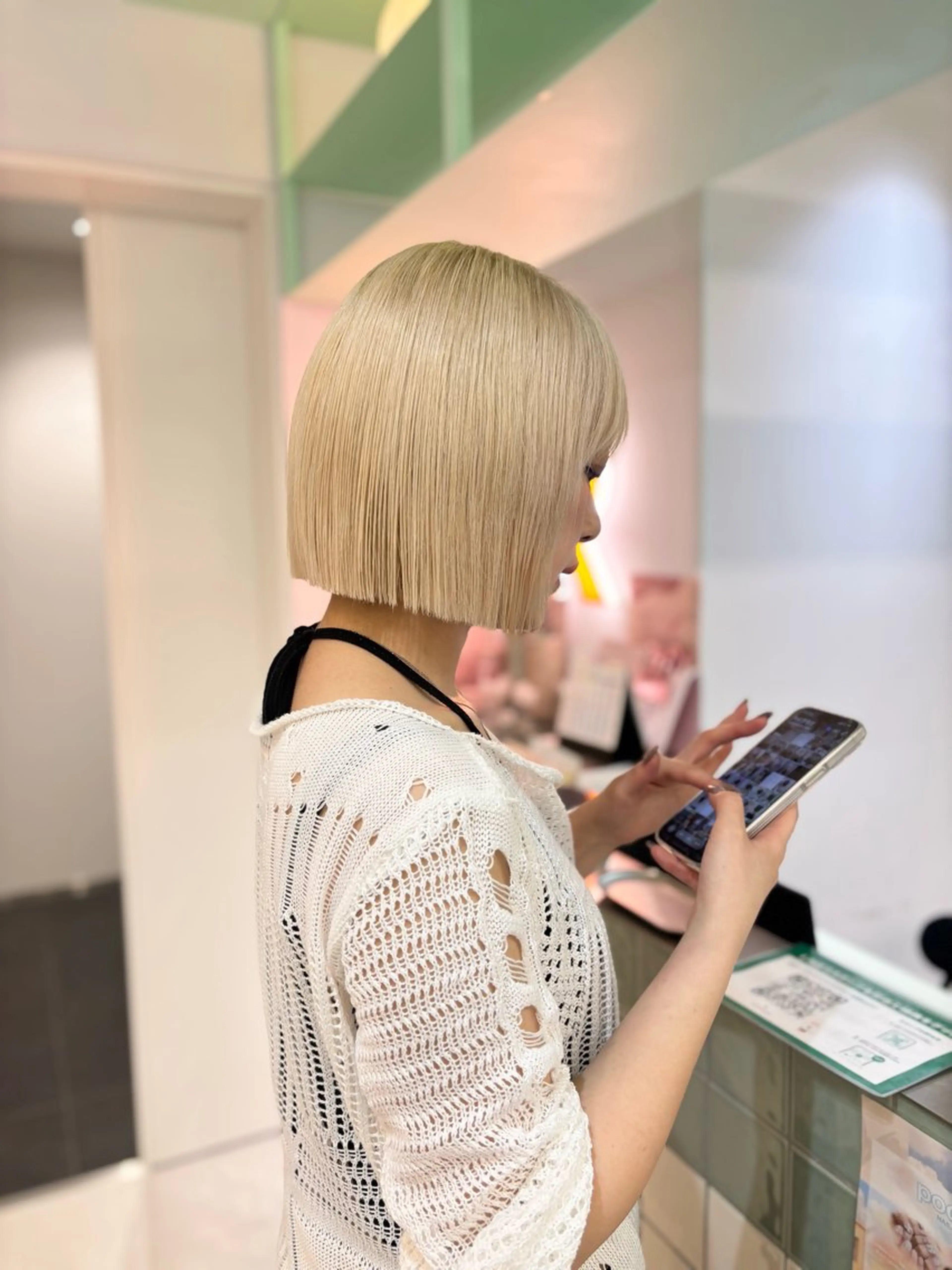 カラー ☁️Rino☁️ ／モテブリーチカラーのヘアスタイル