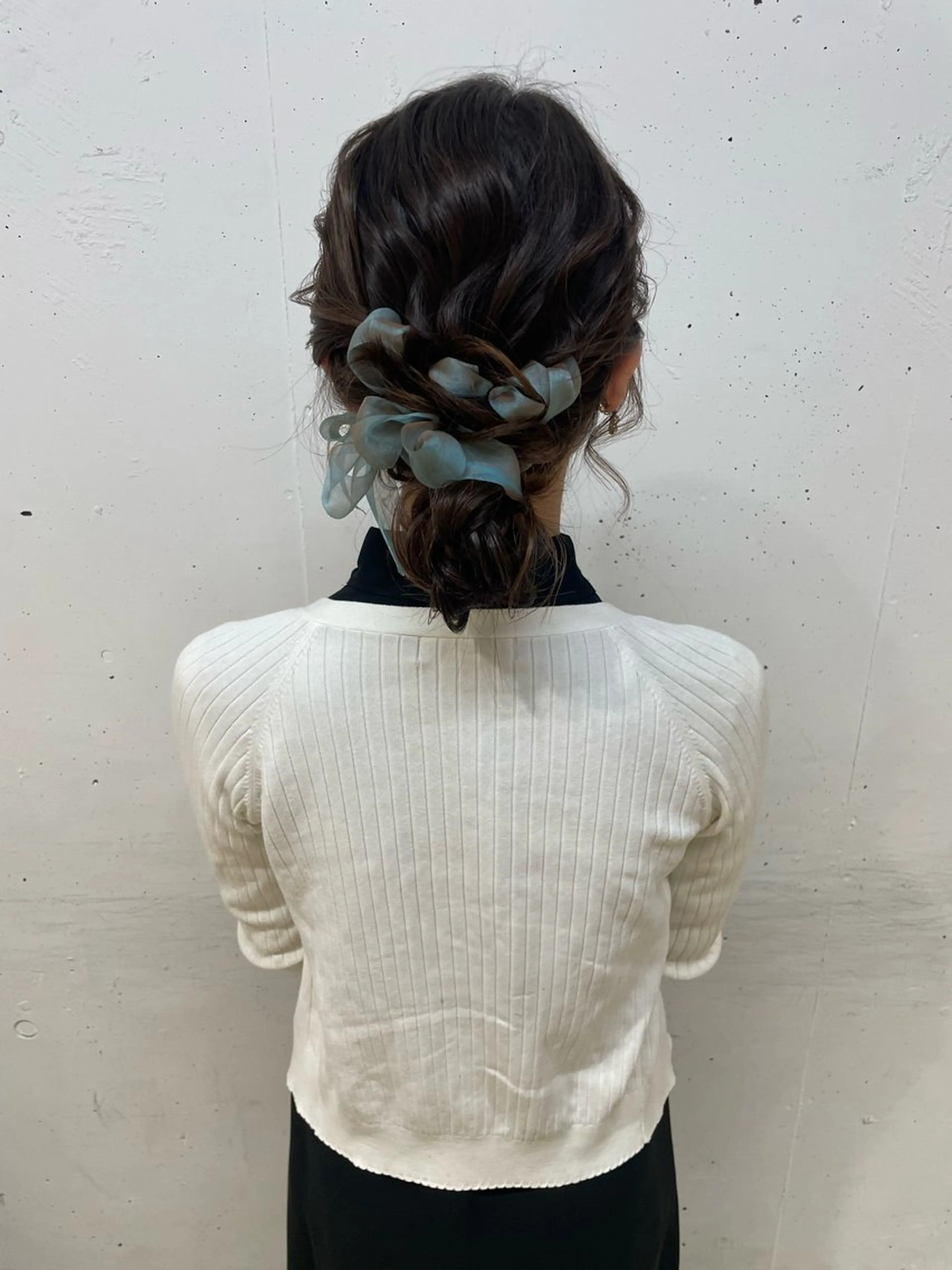 セミロング カラー ヘアアレンジ ヘアセット 髪質改善/縮毛/新宿 🫧SUZUKA🫧のヘアスタイル