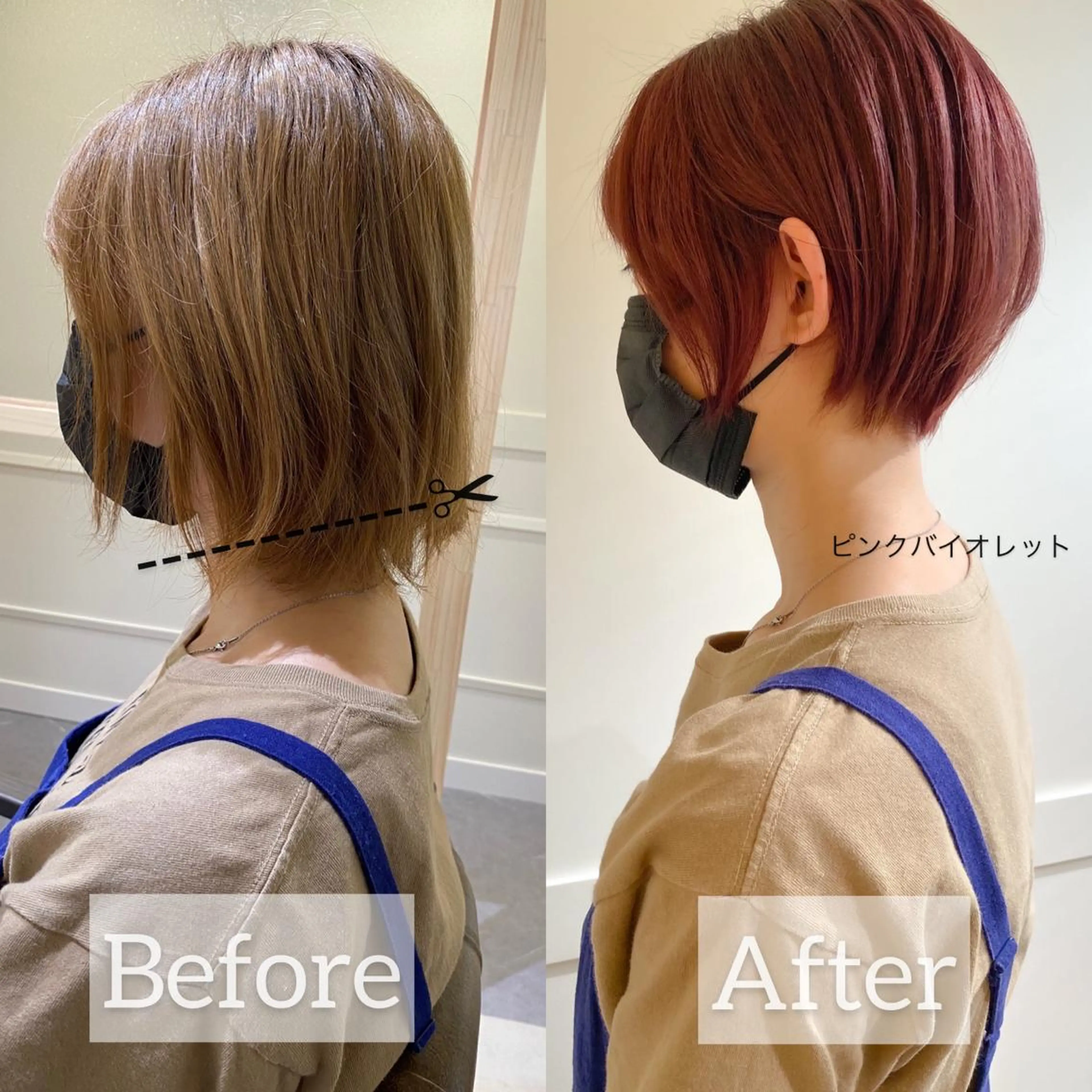 ショート カラー PALAN所属・ボブ　ショート 特化 迫田紘史のヘアスタイル