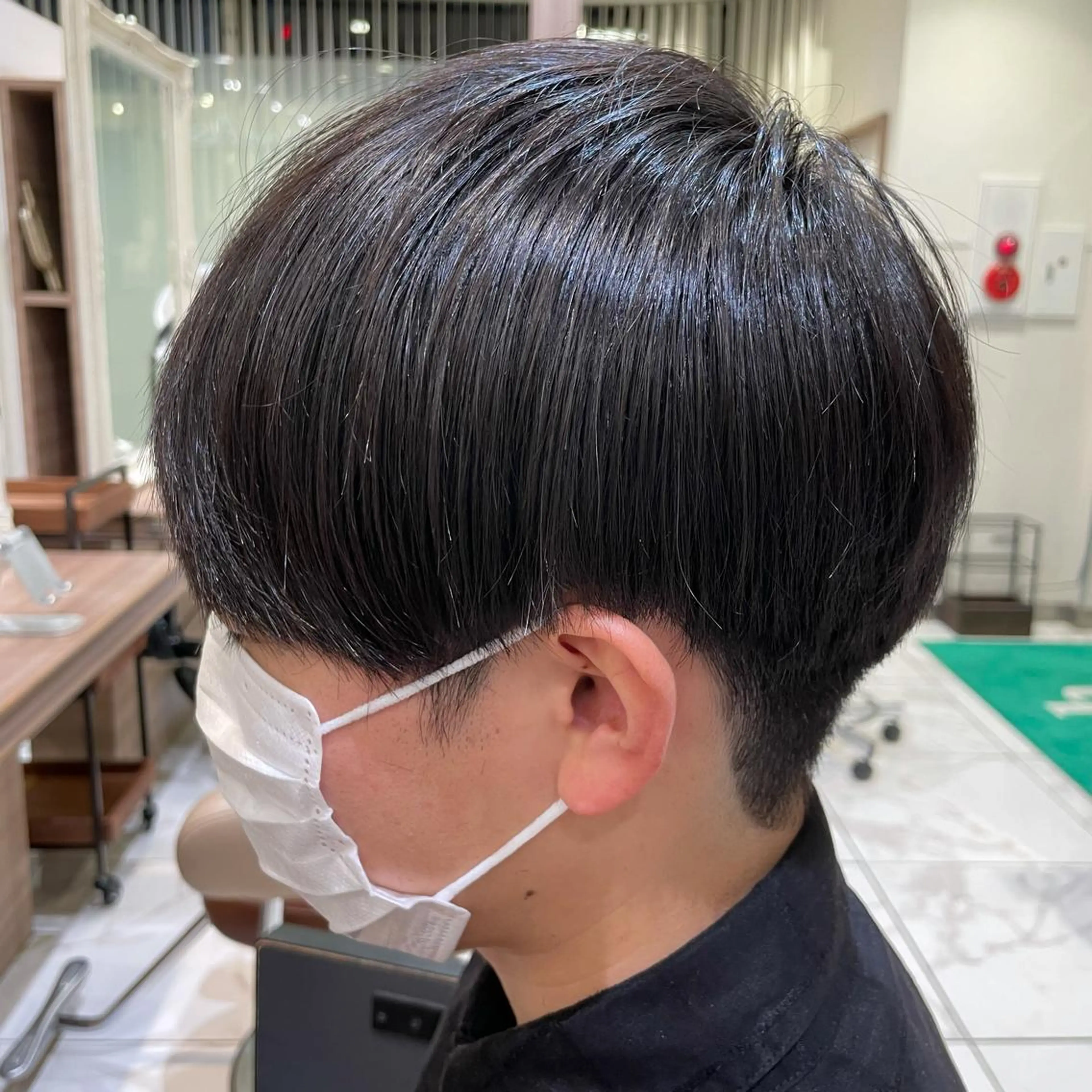 ショート パーマ メンズ カット トリートメント 【メンズ縮毛矯正】 田中秀斗のヘアスタイル