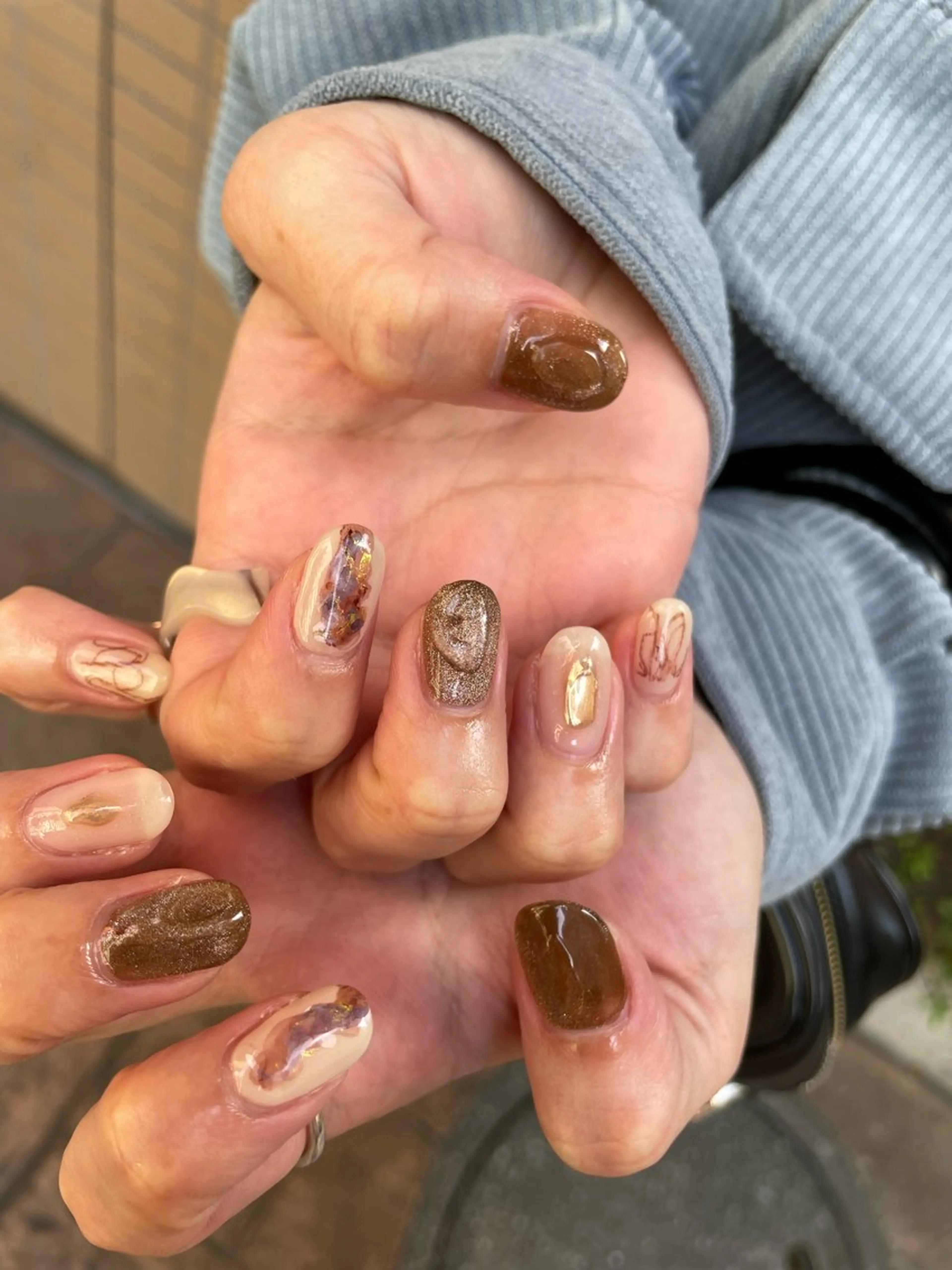 ネイル ニュアンスネイル ハンドネイル ROCCO nailのネイルデザイン