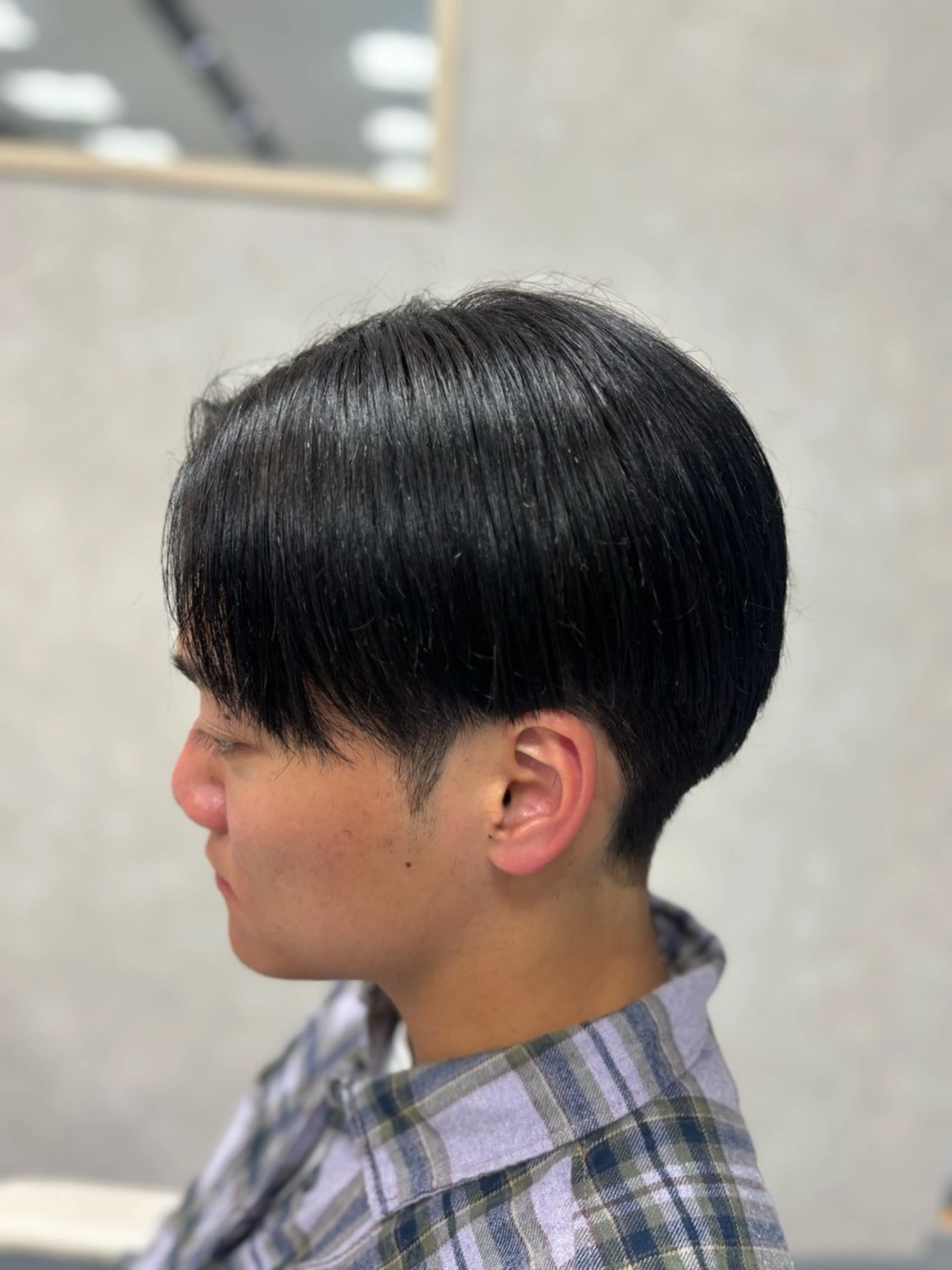 メンズ カット ヘアカラー メンズ特化韓国風 パーマスタイル/りんのヘアスタイル