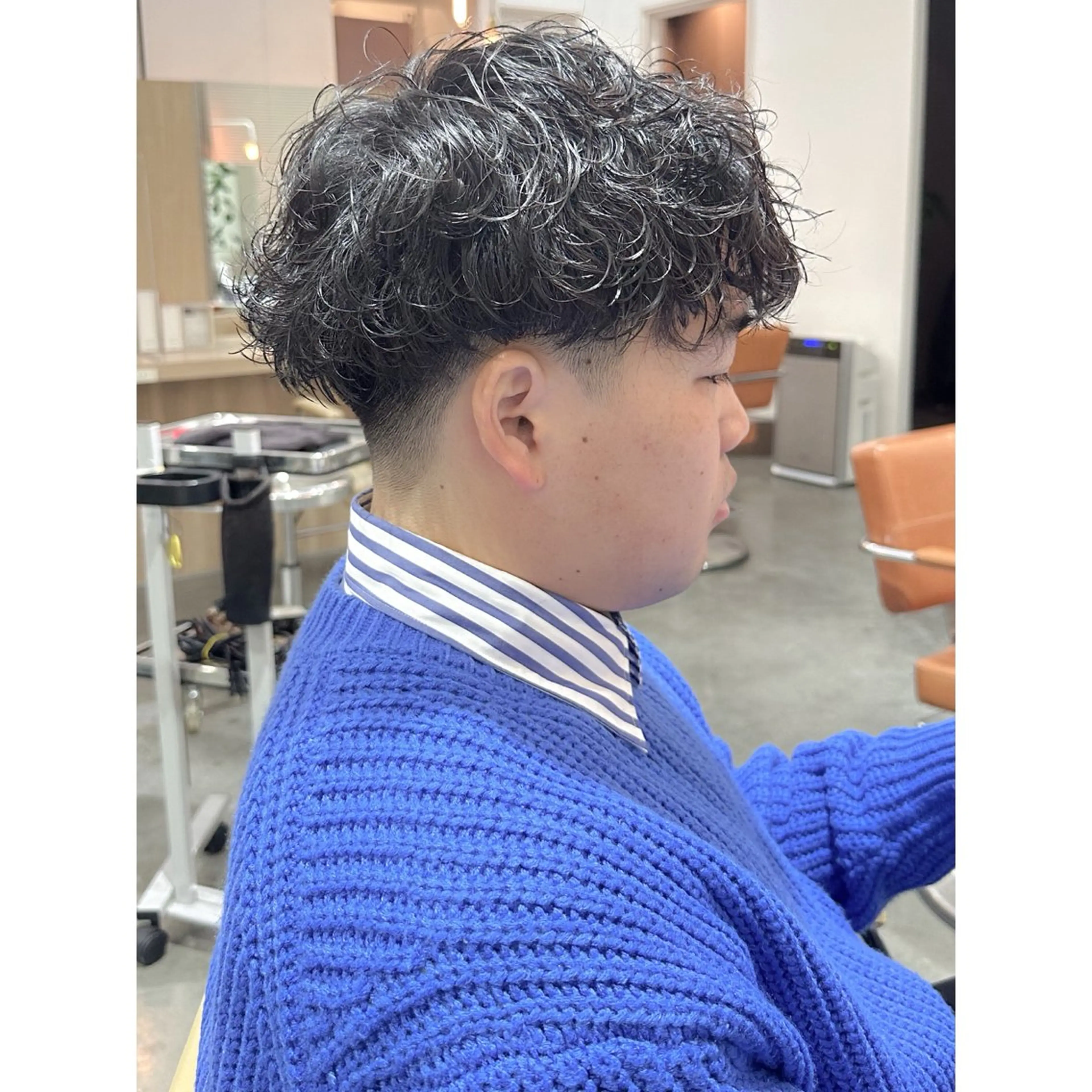 パーマ メンズ カット パーマ キヨ メンズカット/パーマのヘアスタイル