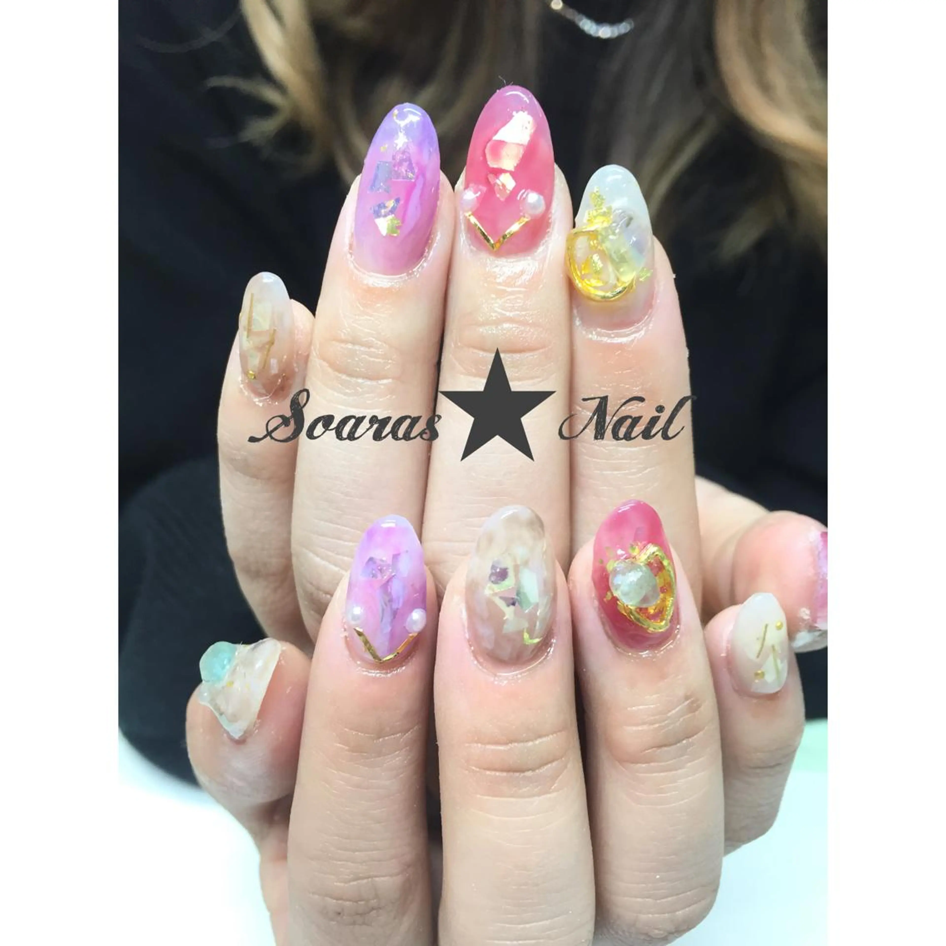 ネイル スカルプネイル soaras nailのネイルデザイン
