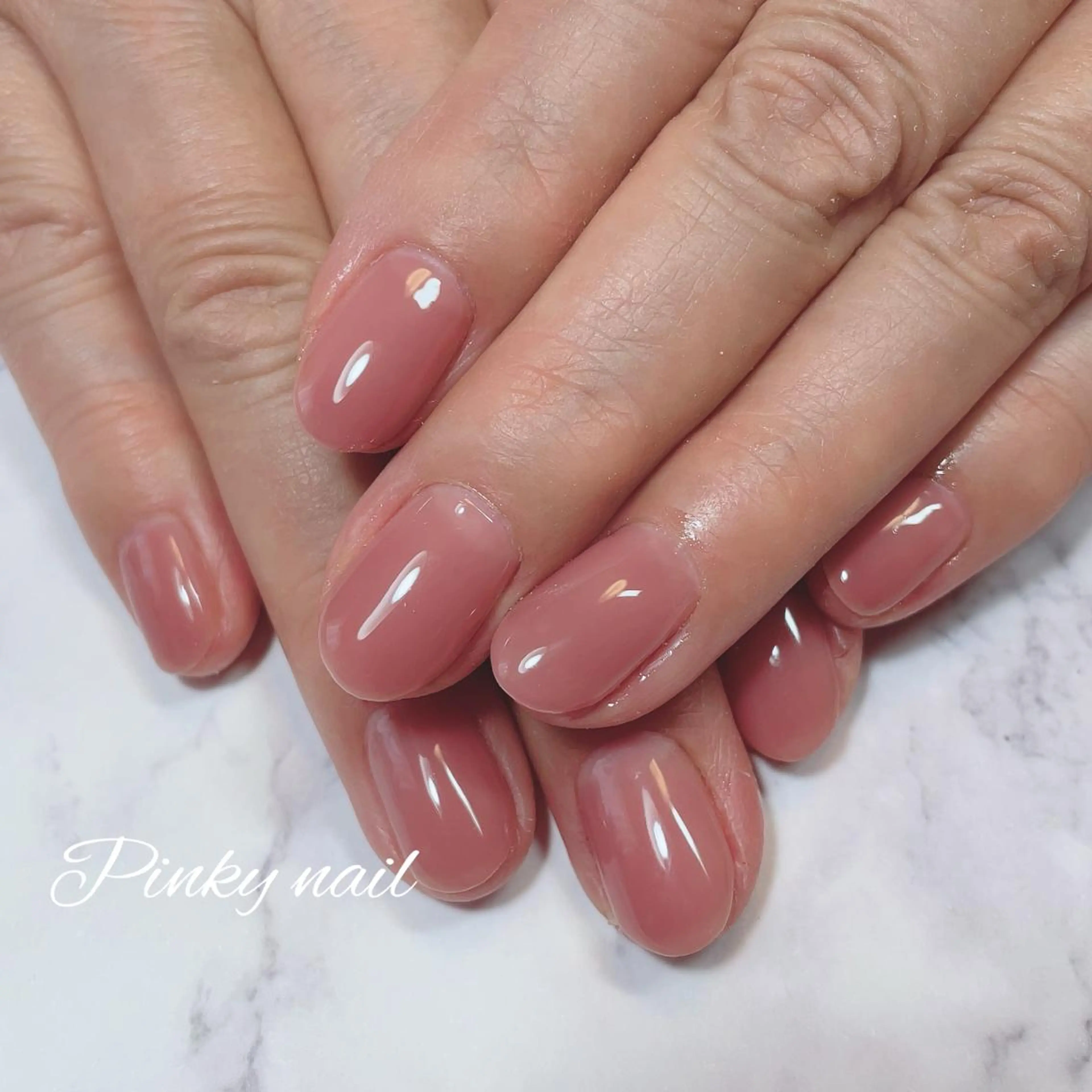 ネイル ワンカラーネイル 高野 祐紀のネイルデザイン