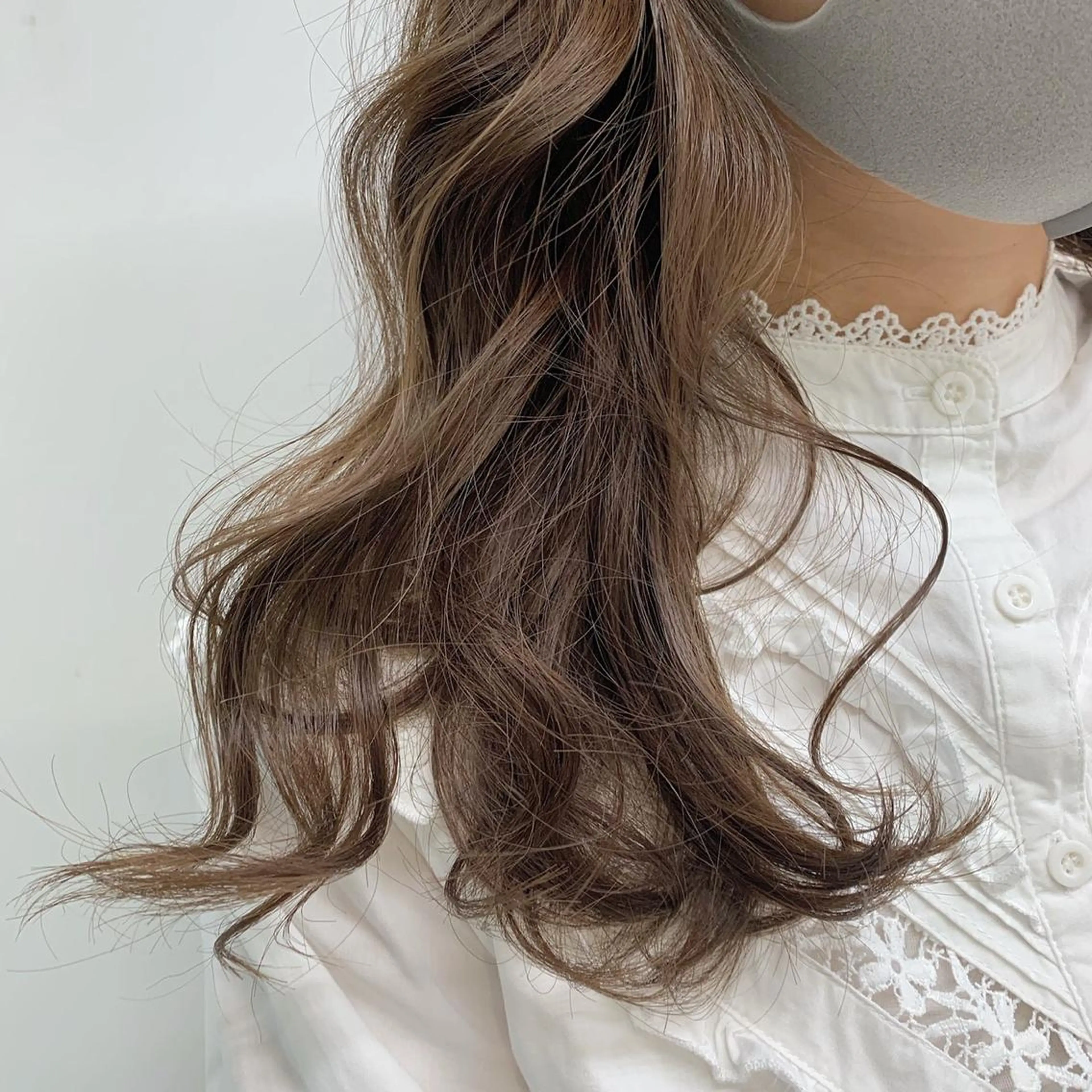 ミディアム カラー カット ヘアカラー トリートメント ヘッドスパ ヘアセット 🥞ベージュ系カラー 【すずきりほ】🥞のヘアスタイル